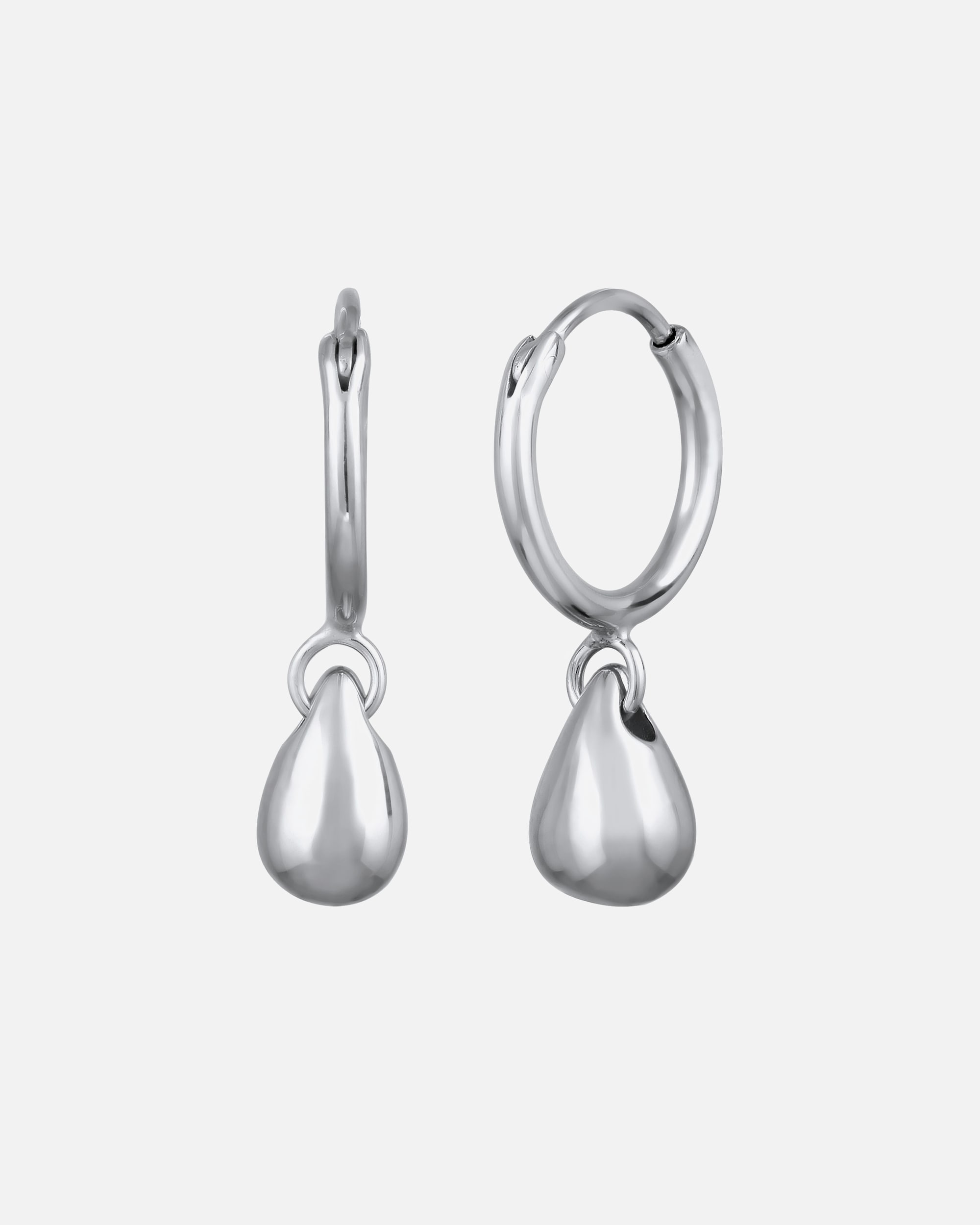 Kolczyki dla Kobieta Elli Kreolski Damski Wisiorek Kropla 925 Sterling Silver silberfarben