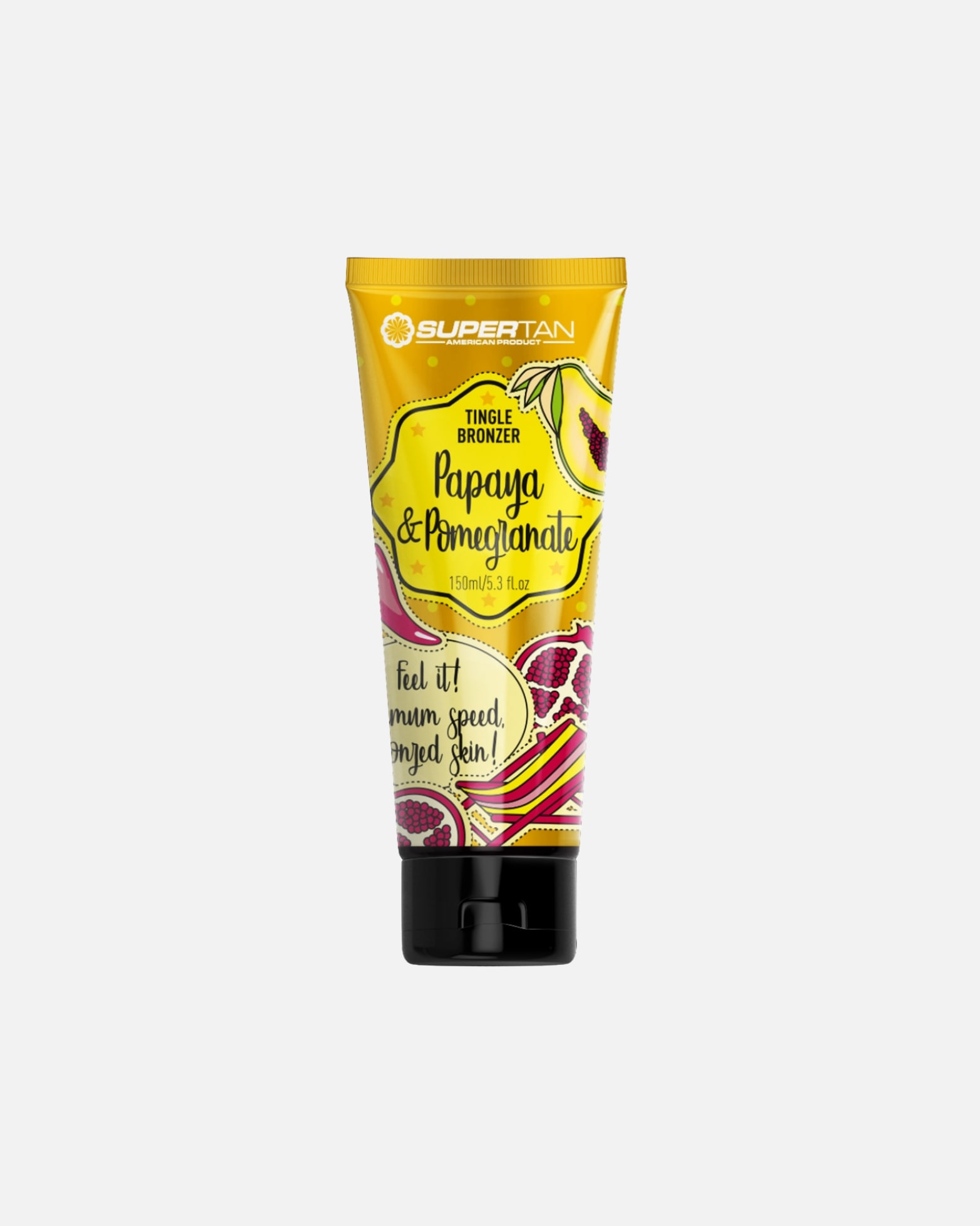 Samoopalacz dla Unisex Supertan Default Brand Line Mocny bronzer do opalania z efektem tingle i beta-karotenem 150 ml