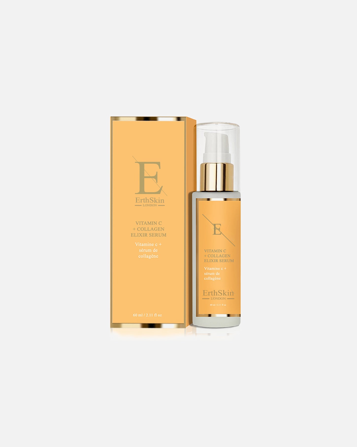 Serum z witaminą C dla Kobieta ErthSkin London Serum z witaminą C i eliksirem kolagenowym 1 sztukakaka