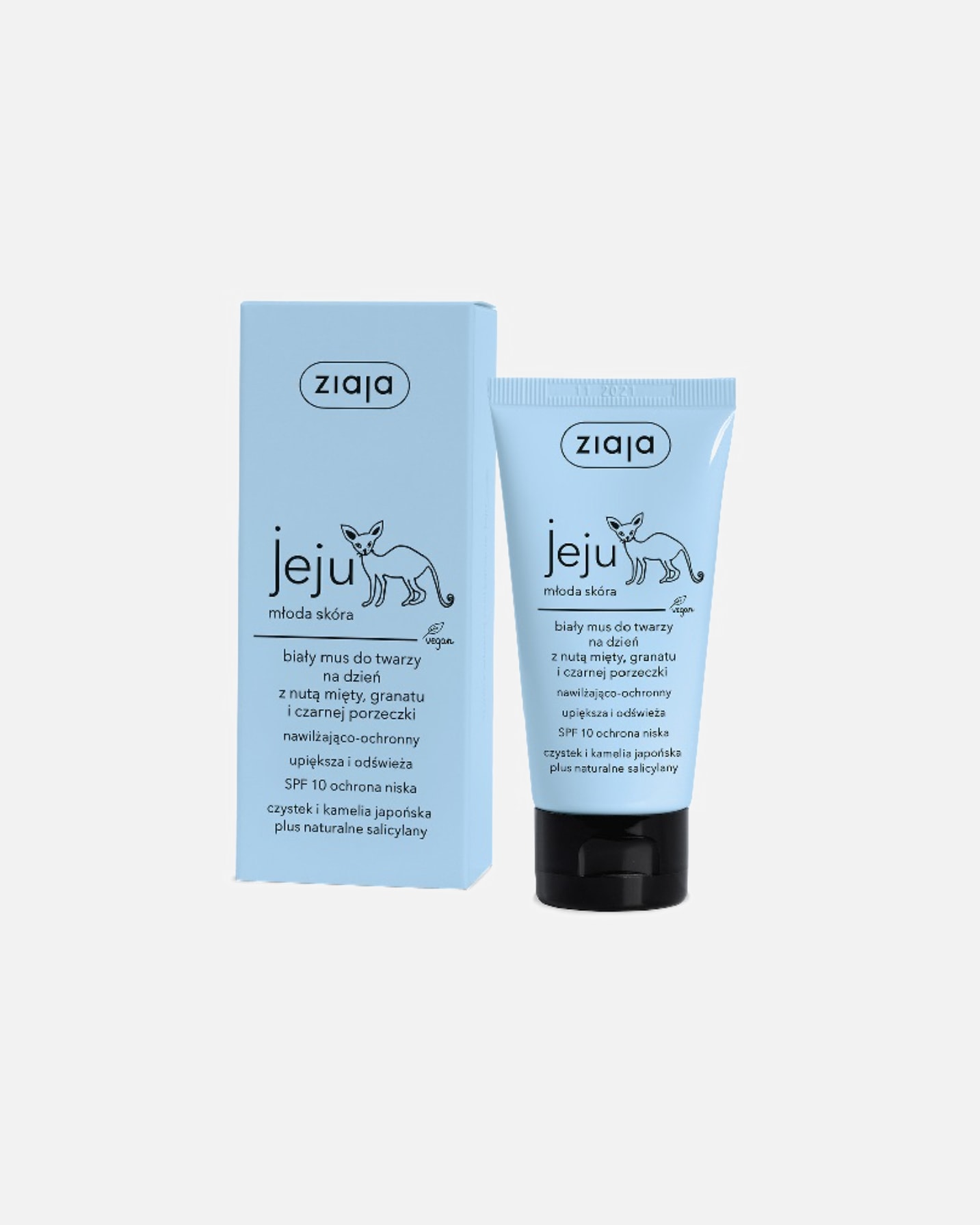 Krem do twarzy dla Kobieta Ziaja Jeju niebieskie 50 ml
