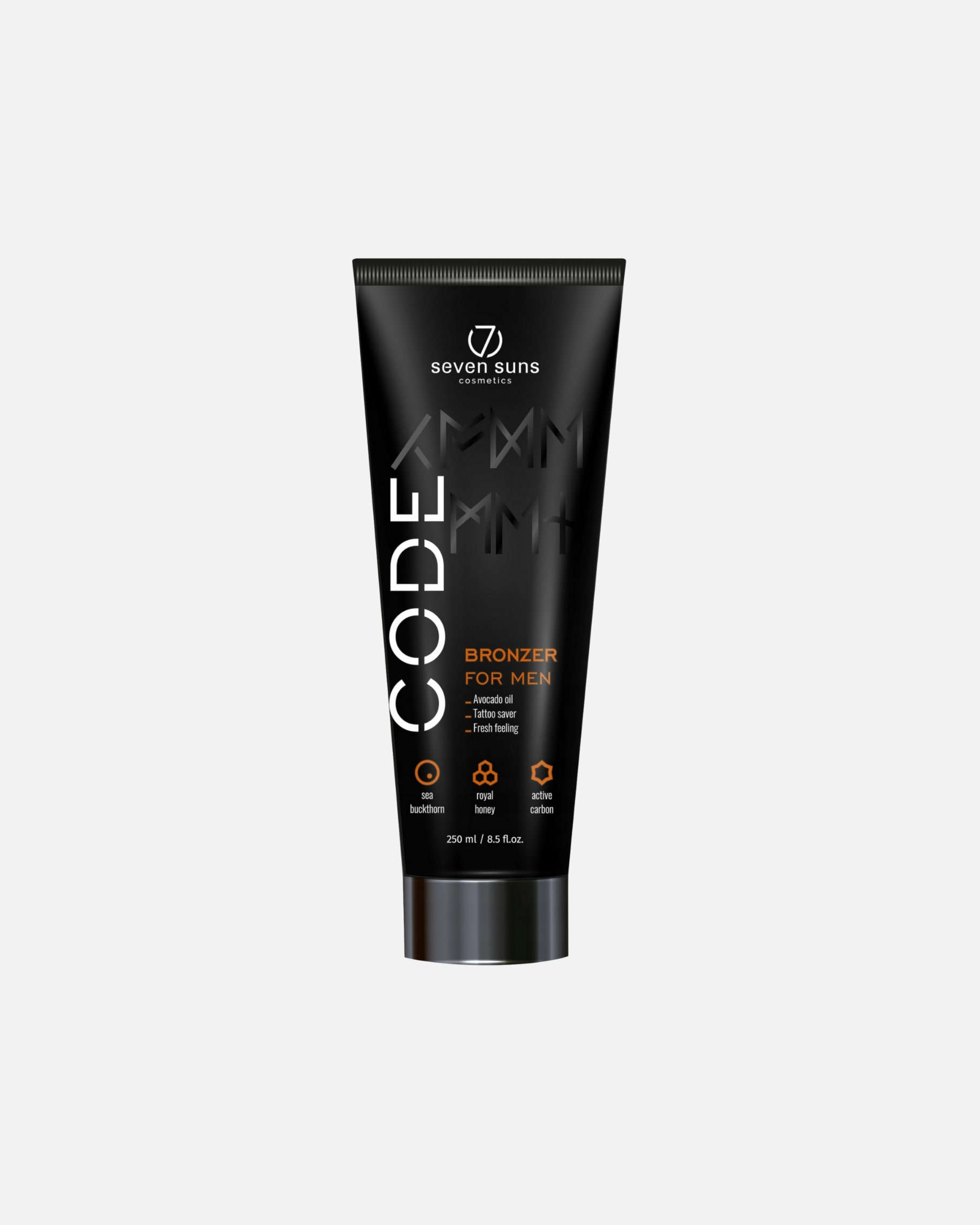 Samoopalacz dla Mężczyzna 7suns Default Brand Line Bronzer do opalania dla mężczyzn z dha i olejem awokado 250 ml