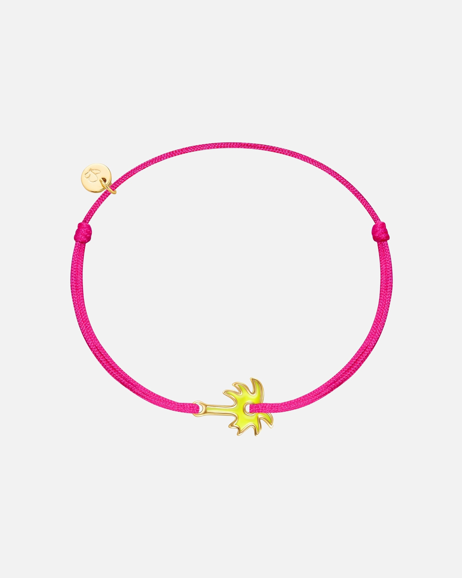 Bransoletka dla Kobieta Bransoletka Palma Tkanina Żółte złoto 15,0 - 22,0 cm, flexibel einstellbar