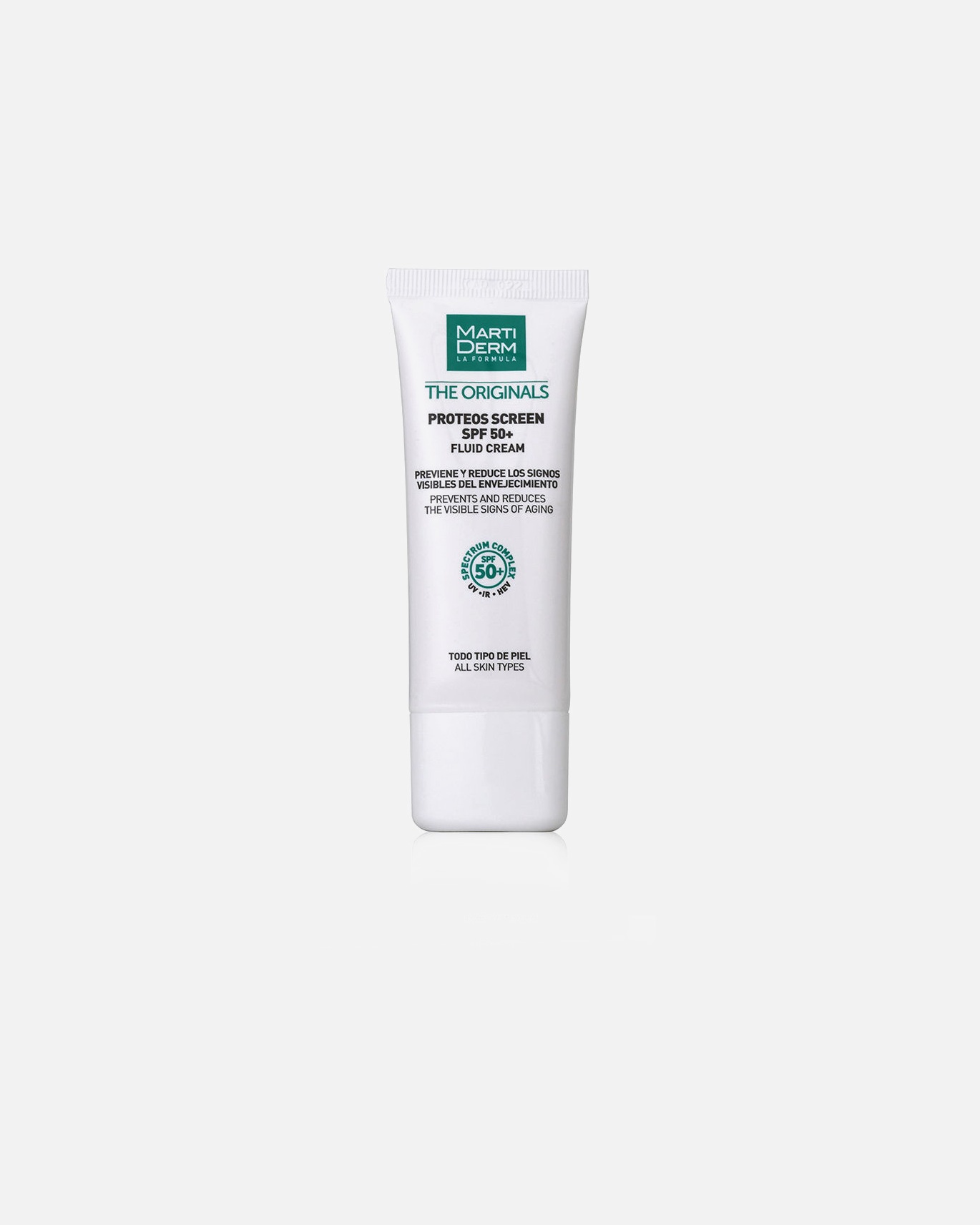 Krem przeciwsłoneczny do twarzy dla Unisex Martiderm THE ORIGINALS PROTEOS SCREEN krem SPF50+ 40 ml