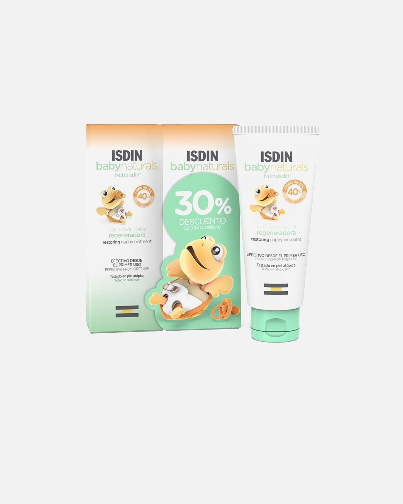 Krem dla dzieci dla Unisex ISDIN BABYNATURALS opakowanie regenerującej maści do pieluszek 100 ml