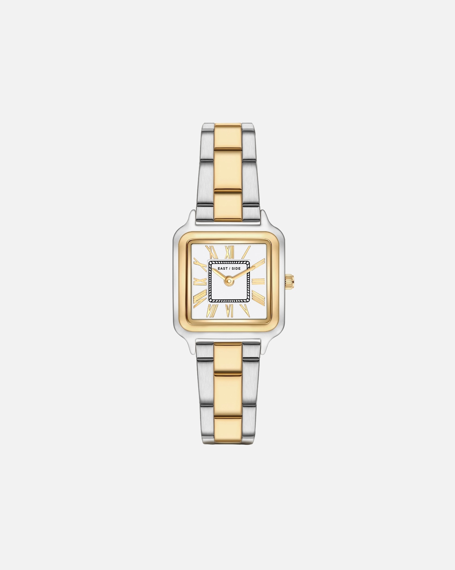 Zegar dla Kobieta EASTSIDE Zegarek kwarcowy Stal nierdzewna Srebrny/żółte złoto 25,0x32,0 mm