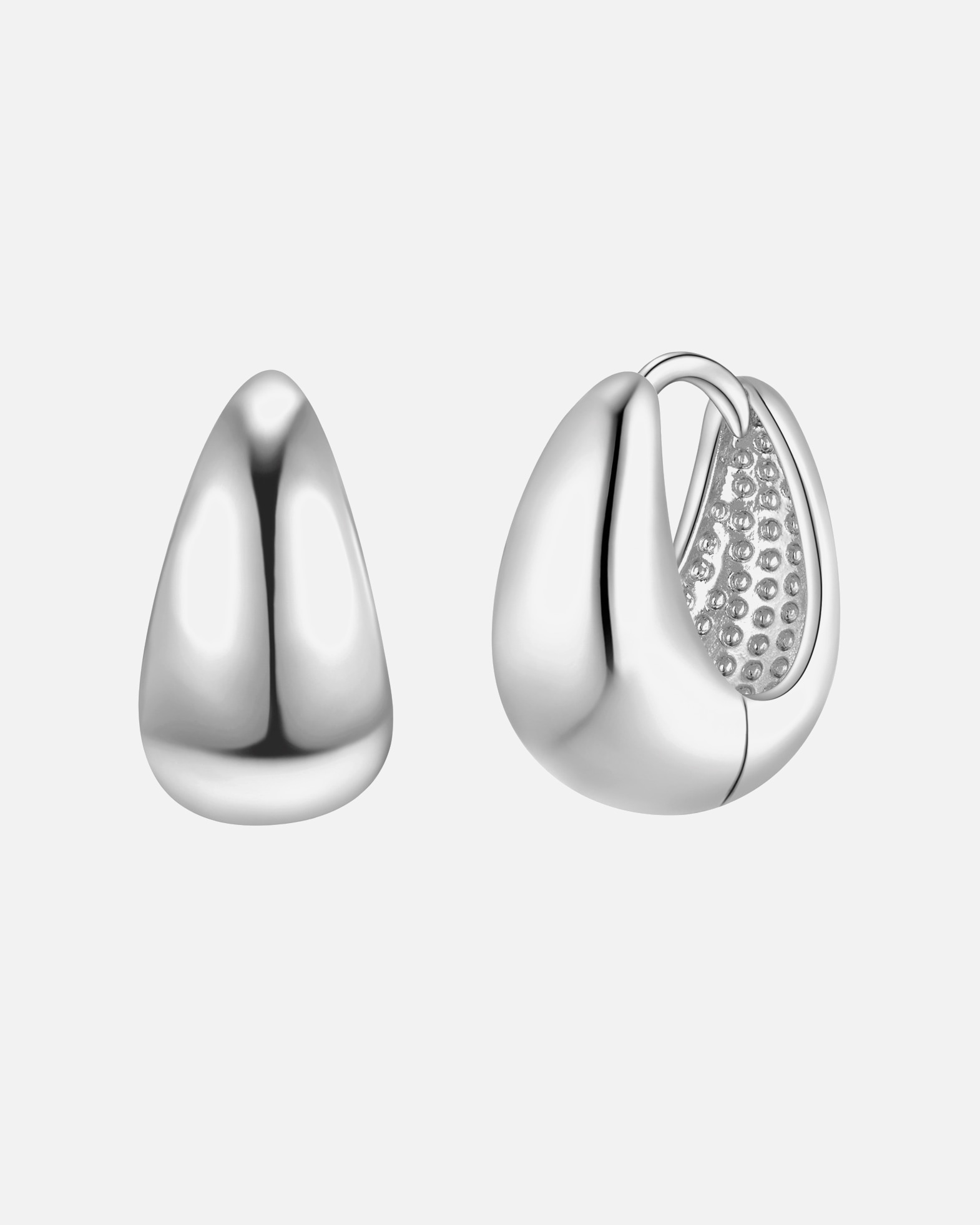 Obrączki dla Kobieta Yokoamii Kolczyki kola z mosiadzu w srebrze 16,6 mm