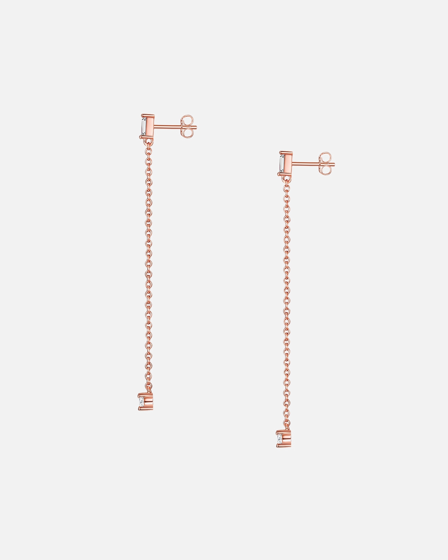 Kolczyki dla Kobieta Glanzstücke München Kolczyki wiszące srebrne srebro wysokiej próby Cyrkonia srebrny 62,0 mm