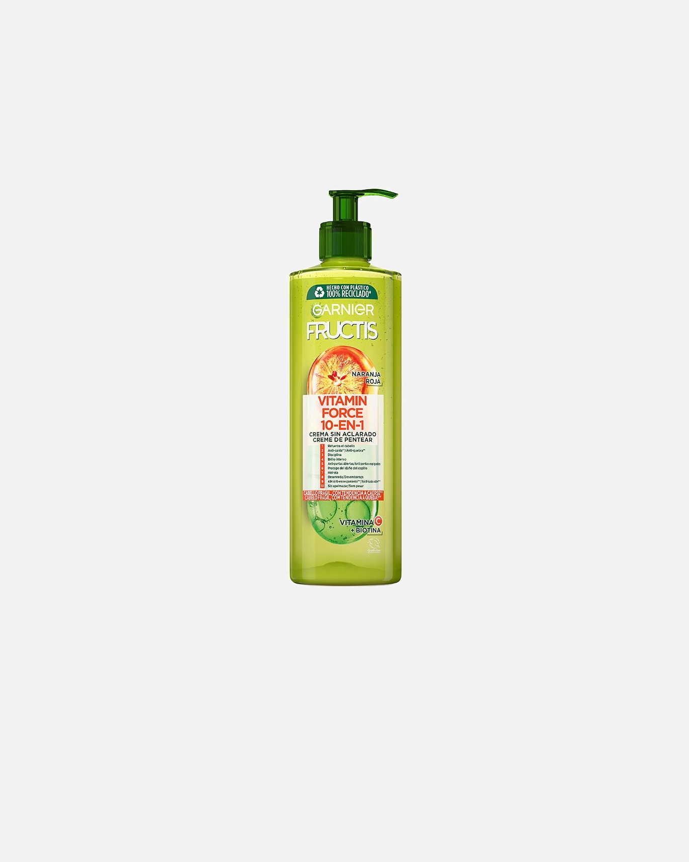 Odżywki bez spłukiwania dla Kobieta Garnier FRUCTIS VITAMIN C FORCE & BIOTINA krem bez spłukiwania 400 ml