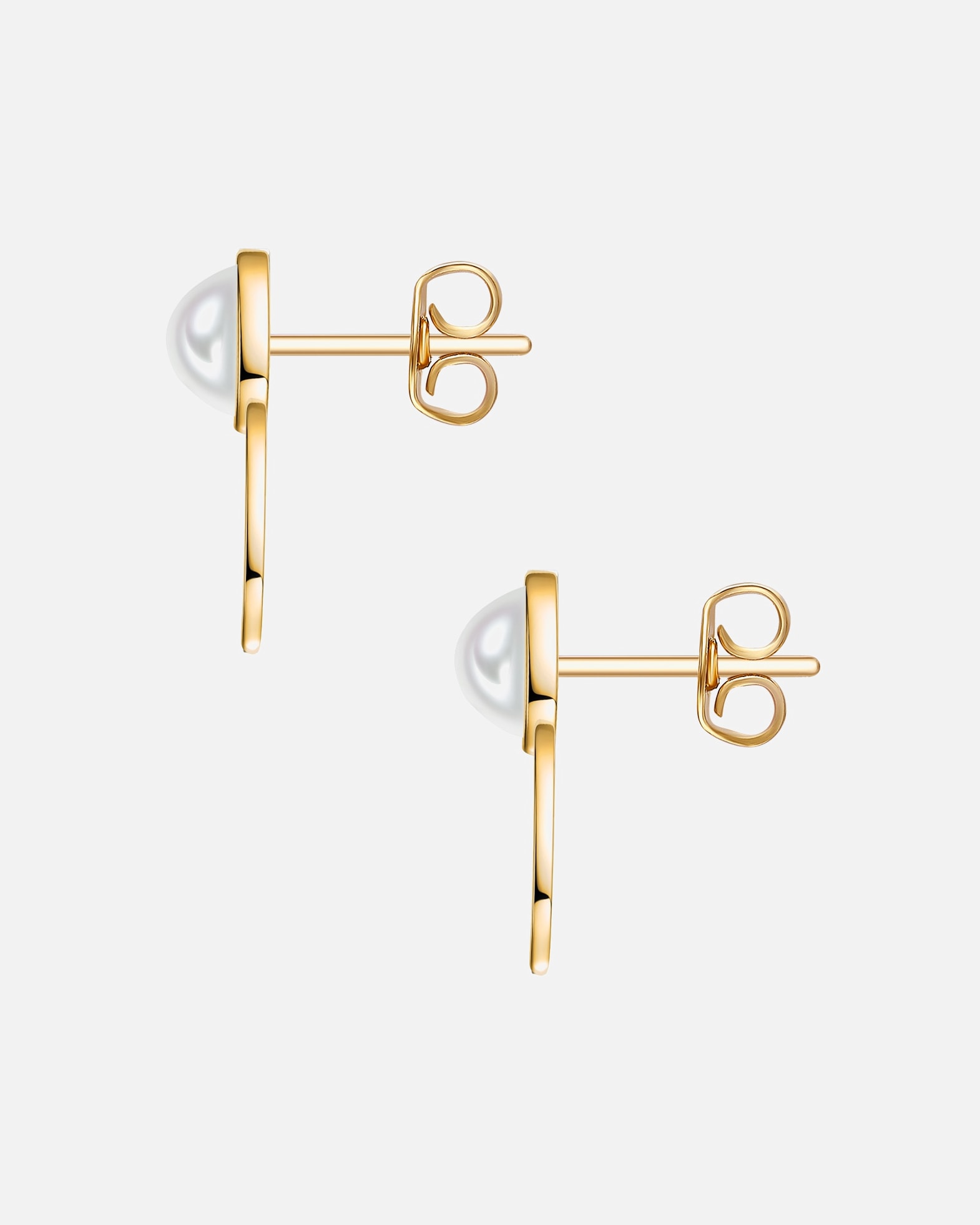 Kolczyki dla Kobieta Lulu & Jane Stal nierdzewna Sztuczna perła 16,4 mm