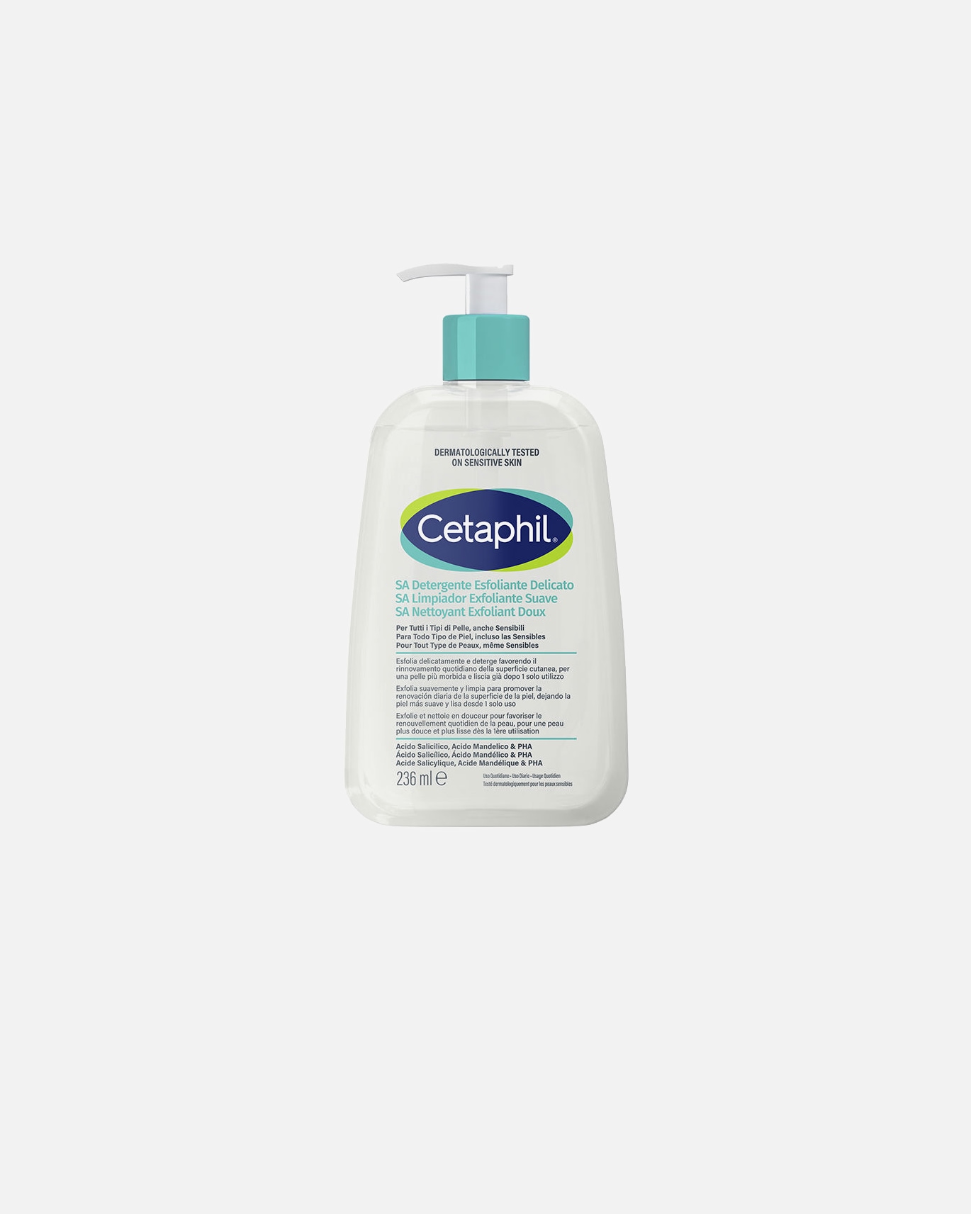 Krem myjący dla Unisex Cetaphil CETAPHIL SA delikatny złuszczający środek myjący 236 ml