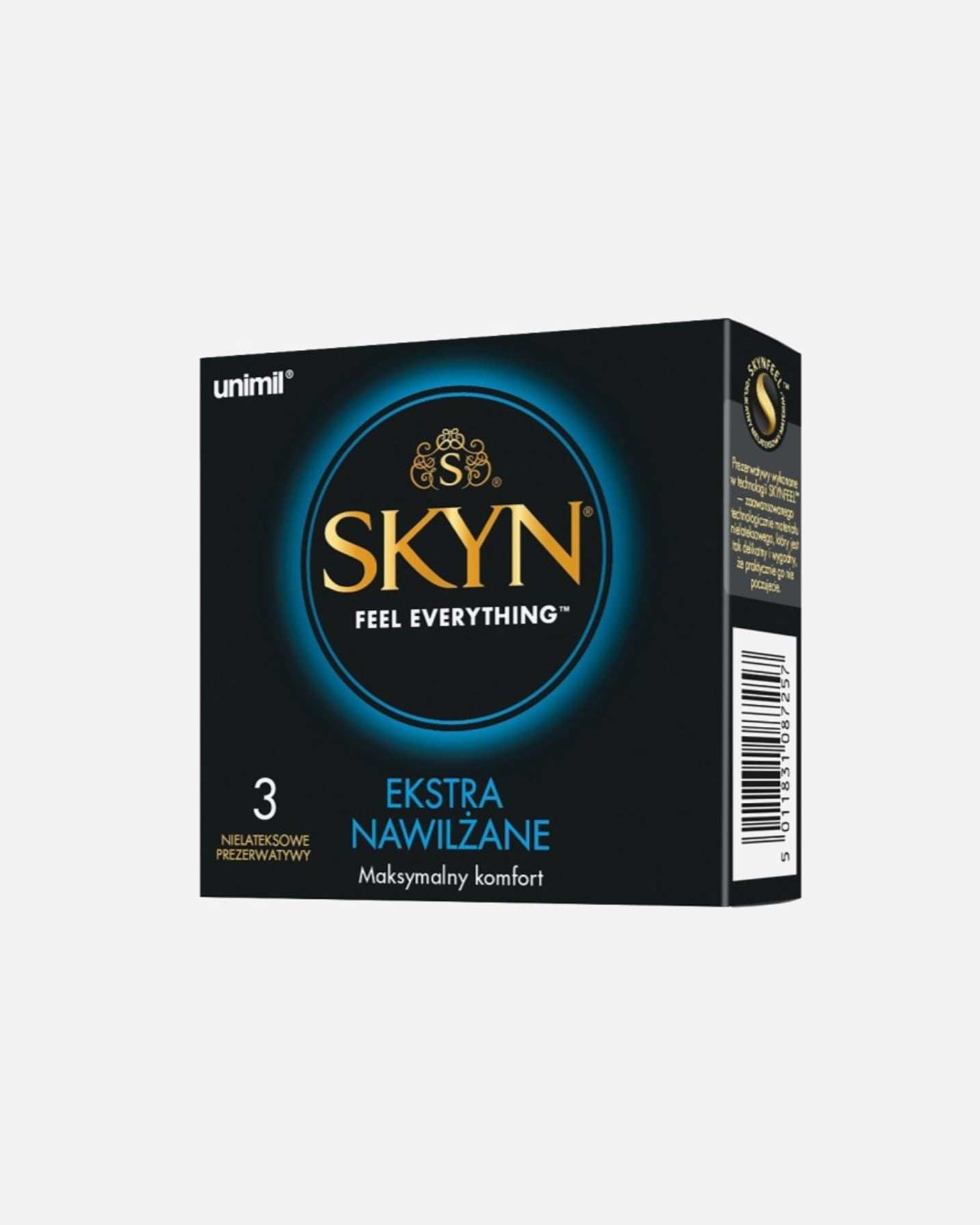 Prezerwatywa dla Mężczyzna SKYN Default Brand Line Ekstra Nawilżane 3 szt