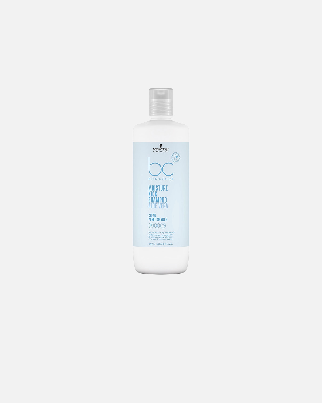 Szampon do włosów dla Unisex Schwarzkopf Professional BC BONACURE Hyaluronic Moisture Kick BC Bonacure Moisture Kick Aloe Vera 1000 ml