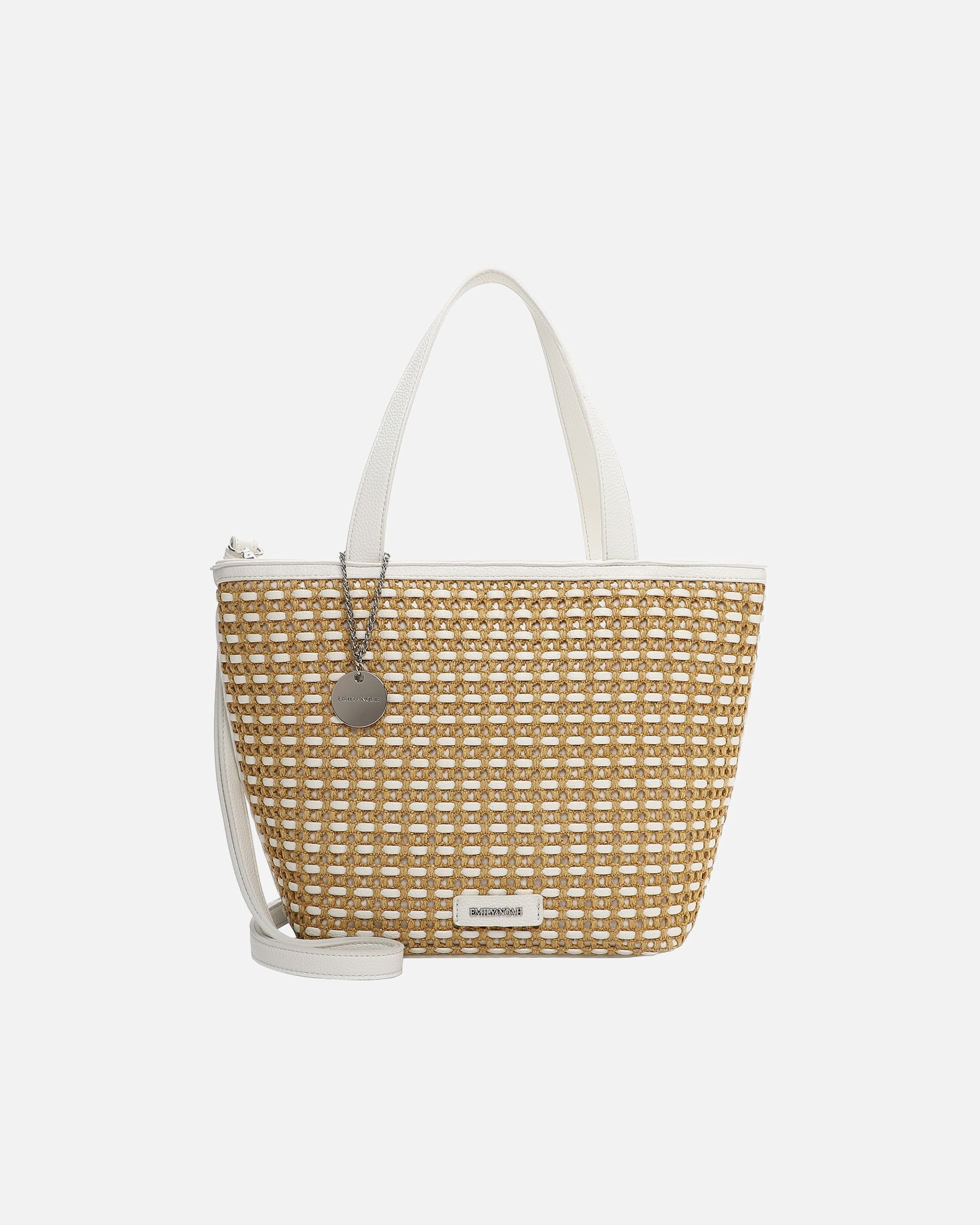Torba dla Kobieta Emily & Noah Torebka Shopper E&N Jella White