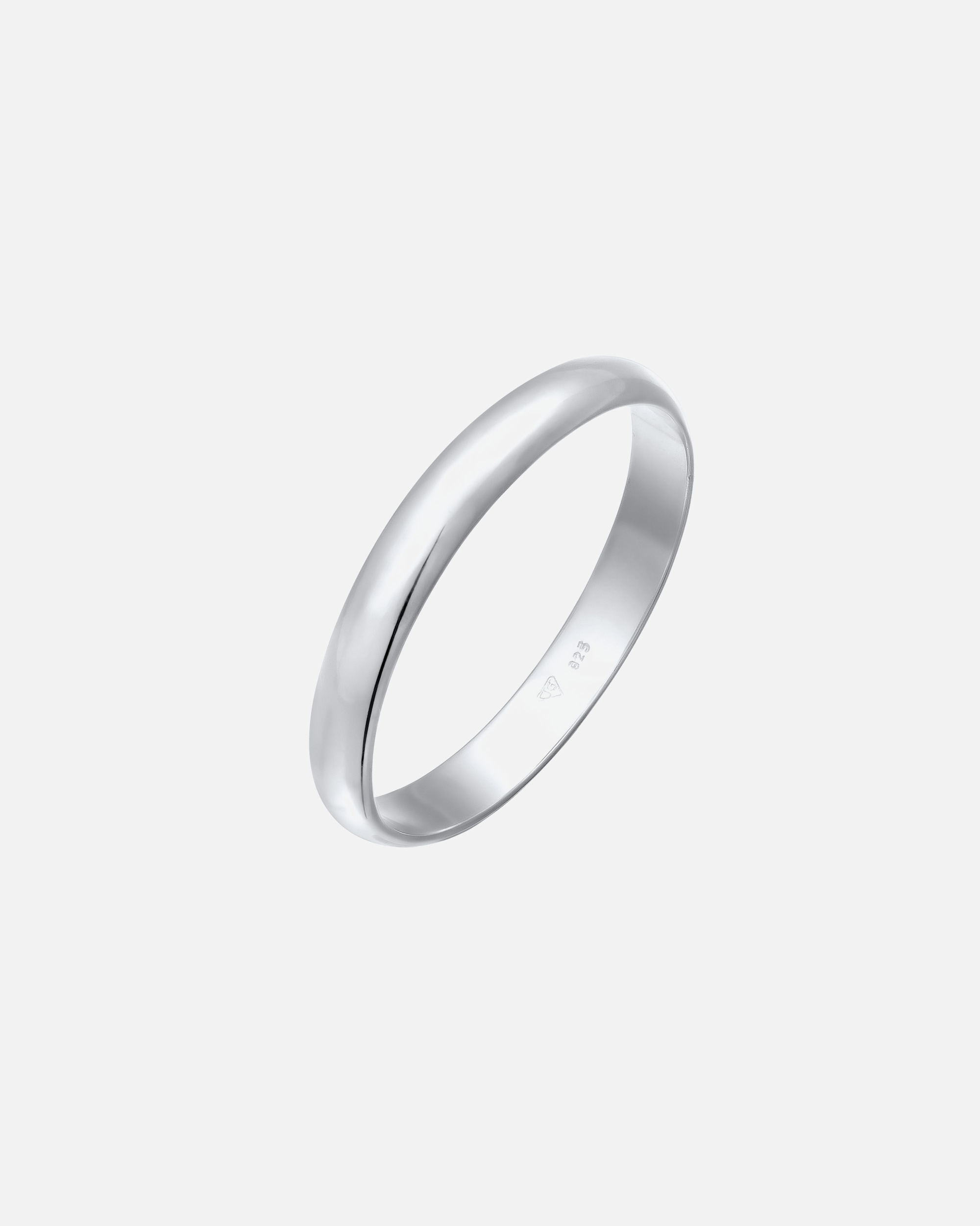 Pierścionek dla Kobieta Elli Damska obrączka skromna szeroka w srebrze 925 Sterling Silver 54