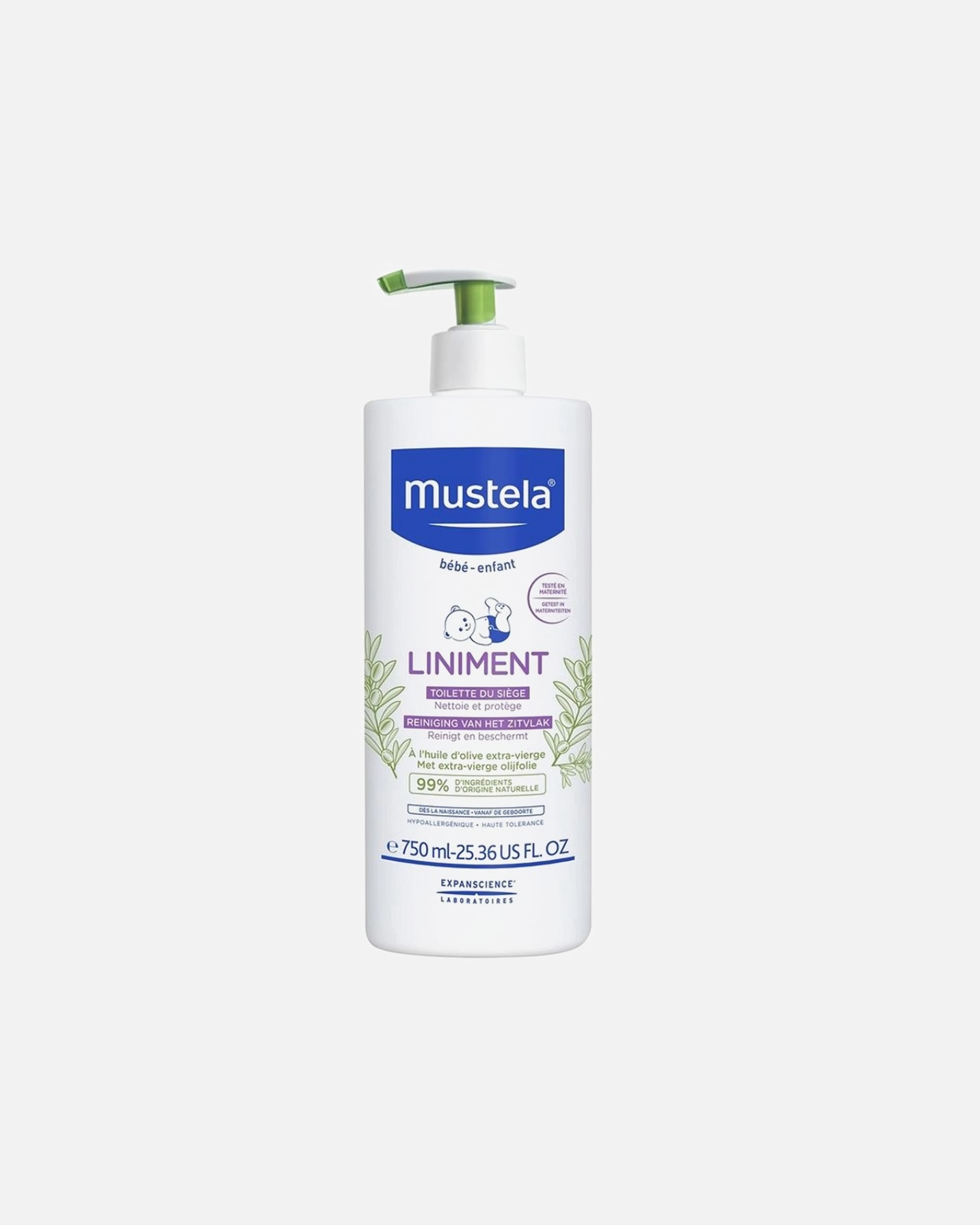 Emulsja do ciała dla Unisex Mustela Przewijanie 750 ml