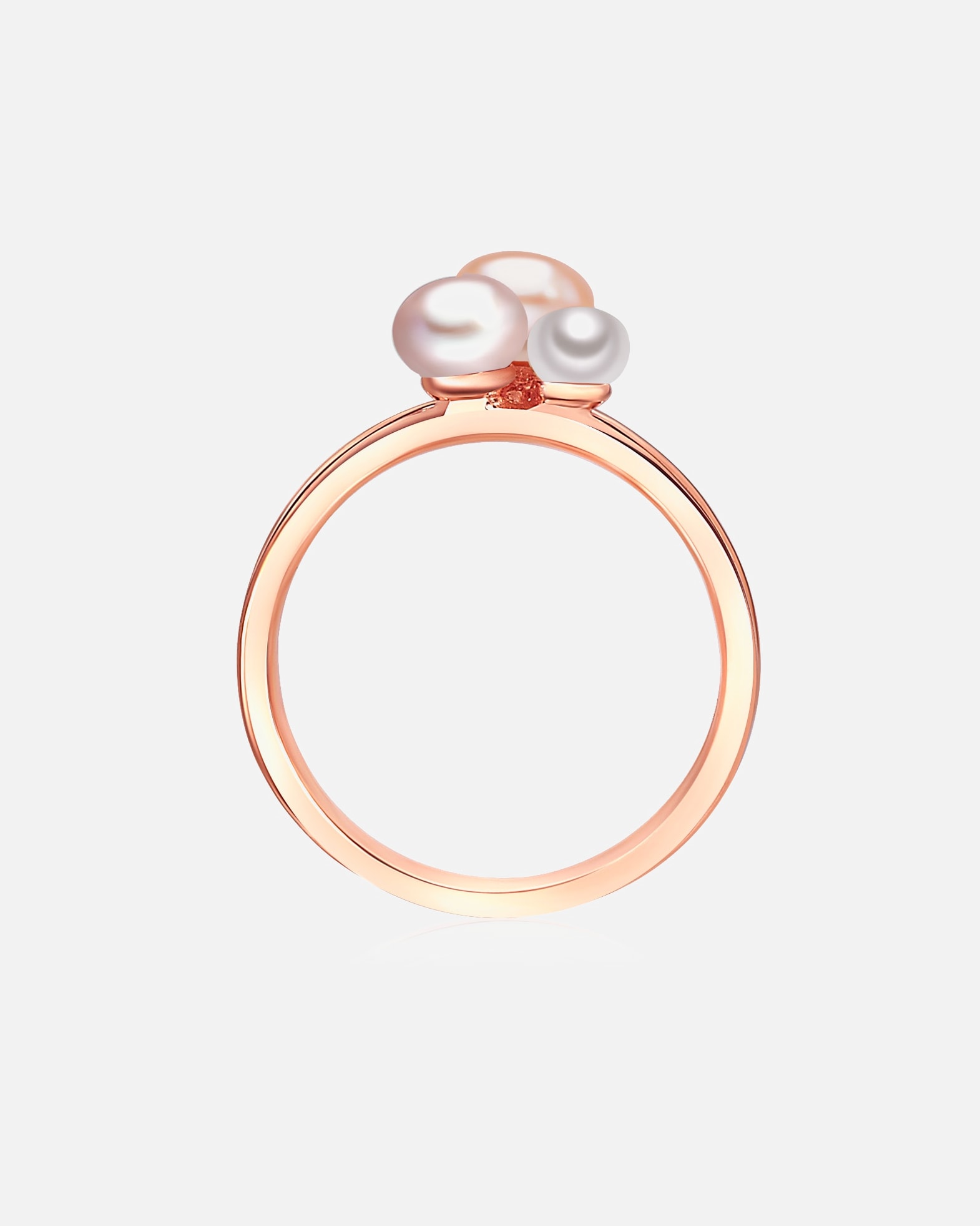 Pierścionek dla Kobieta Lulu & Jane Srebro wysokiej pr óby Perła hodowlana słodkowodna 54