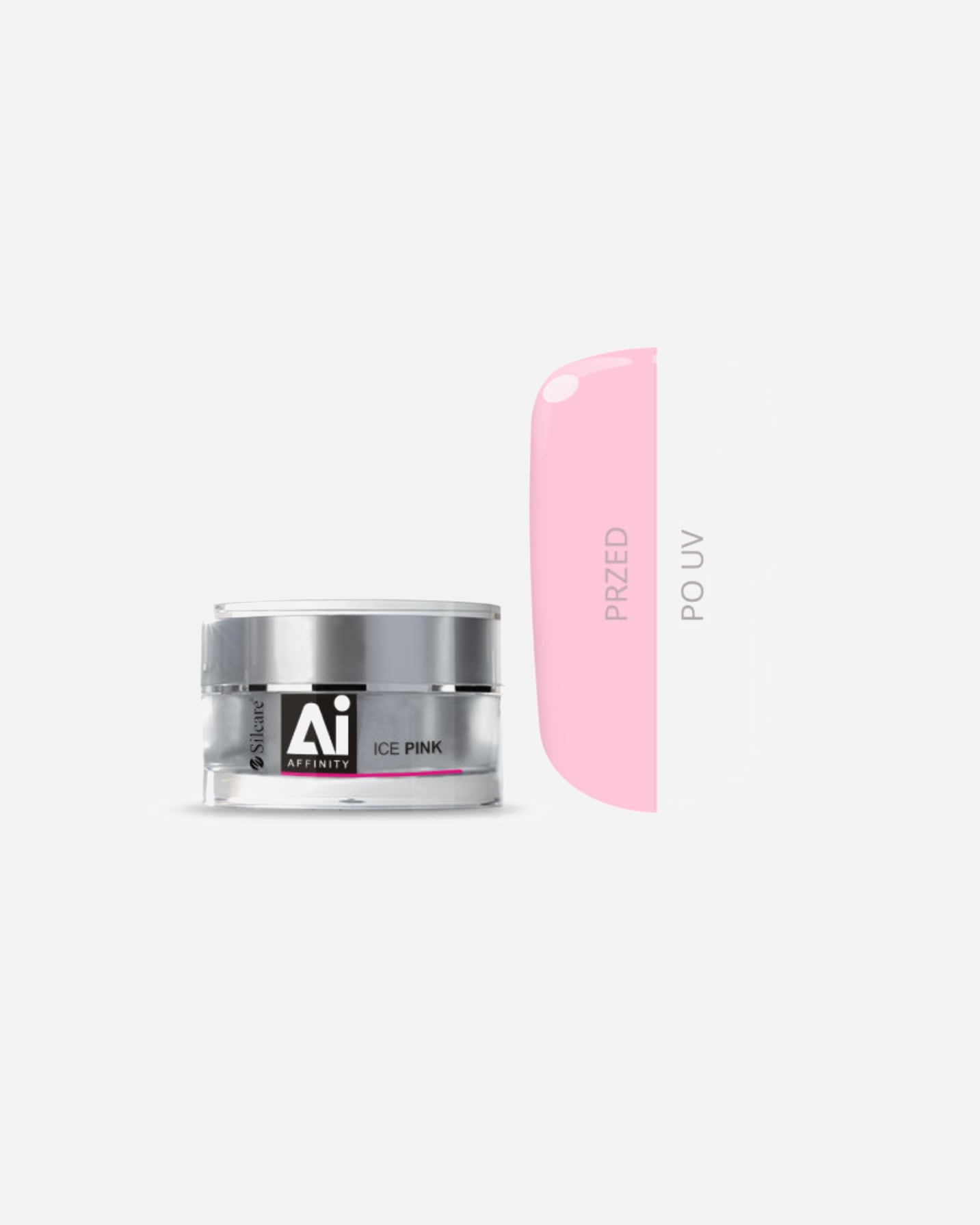 Żel do paznokci dla Unisex Silcare Gel Affinity Ice Pink