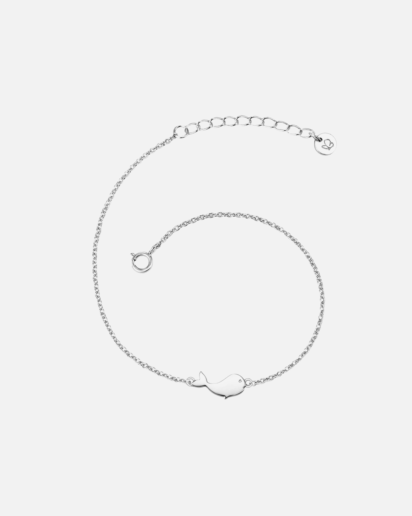 Bransoletka dla Kobieta Glanzstücke München Srebrna bransoleta Waleń srebro wysokiej próby srebrny 17,0 cm Basislänge + 3,0 cm Verlängerung