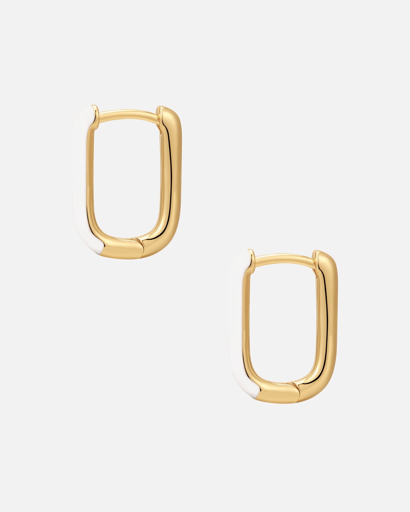 Obrączki dla Kobieta Glanzstücke München Kolczyki Srebro wysokiej próby Żółte złoto 15,3 mm