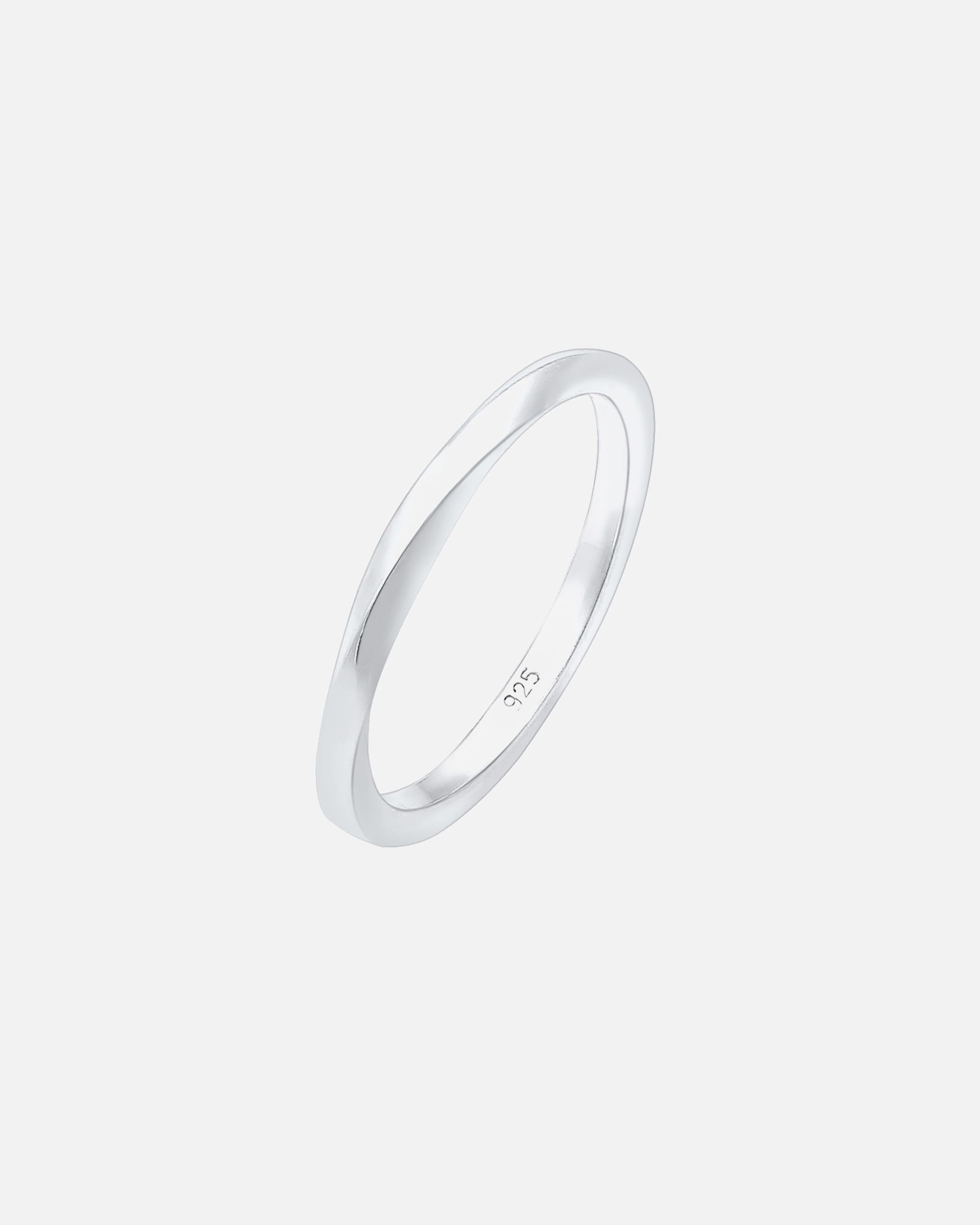 Pierścionek dla Kobieta Elli Damskie Knot Ring Timeless Basic w srebra próby 925 52