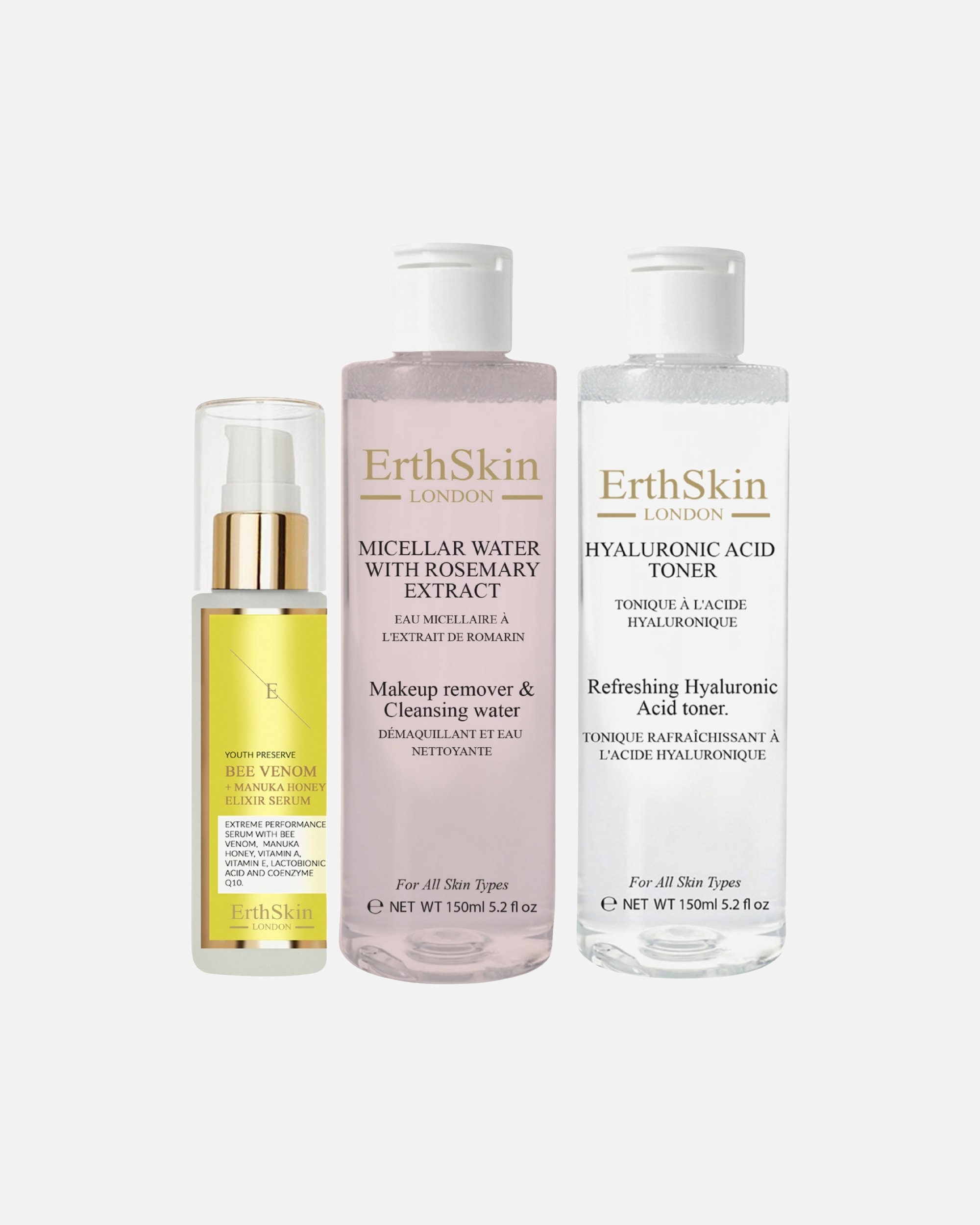Zestaw do pielęgnacji twarzy dla Kobieta ErthSkin London Zestaw do czyszczenia i nabłyszczania pszczół 1 sztukakaka