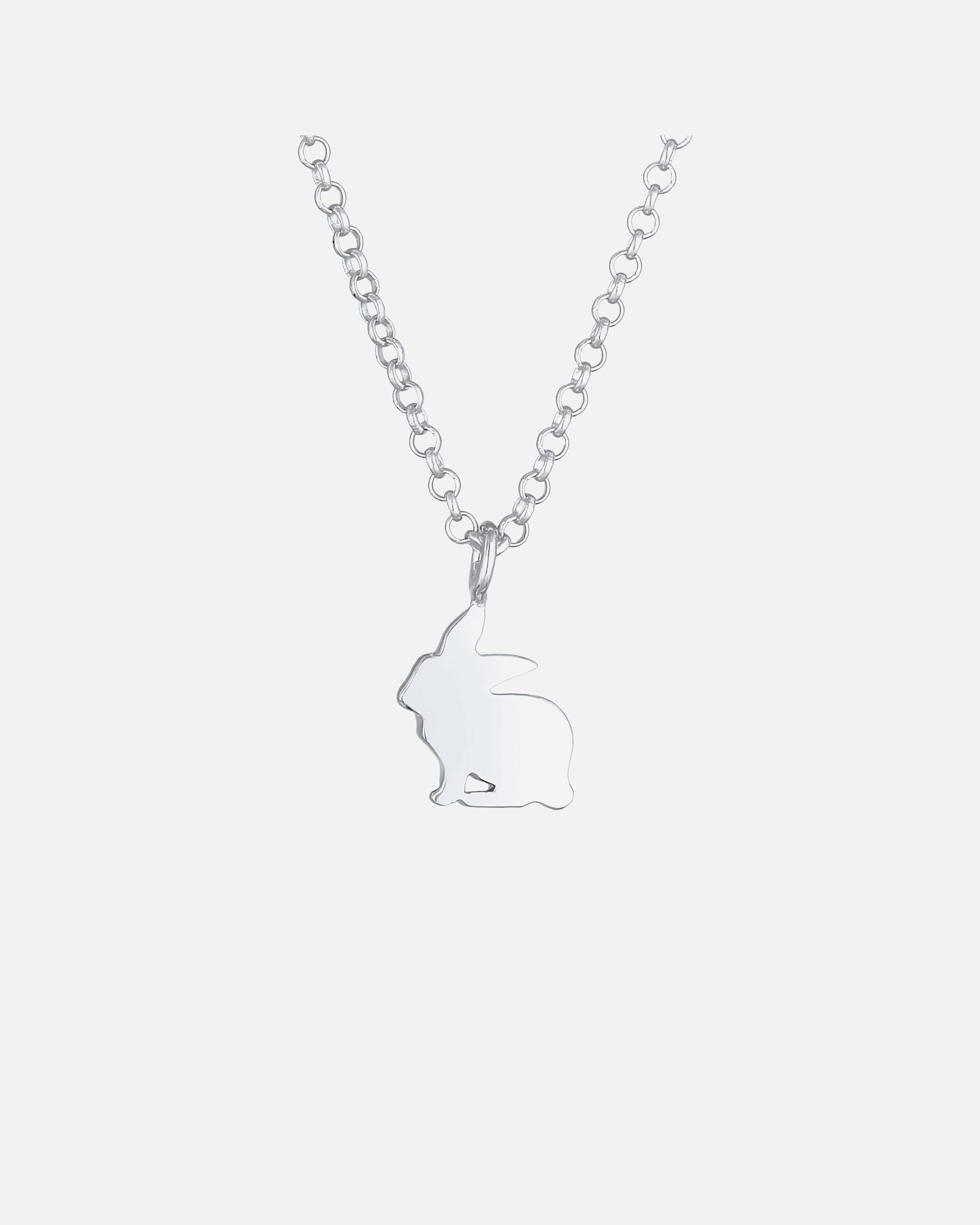 Naszyjnik dla Kobieta Elli Dziecięcy naszyjnik z wisiorkiem Królik Cute Playful w srebrze 925 Sterling Silver silberfarben