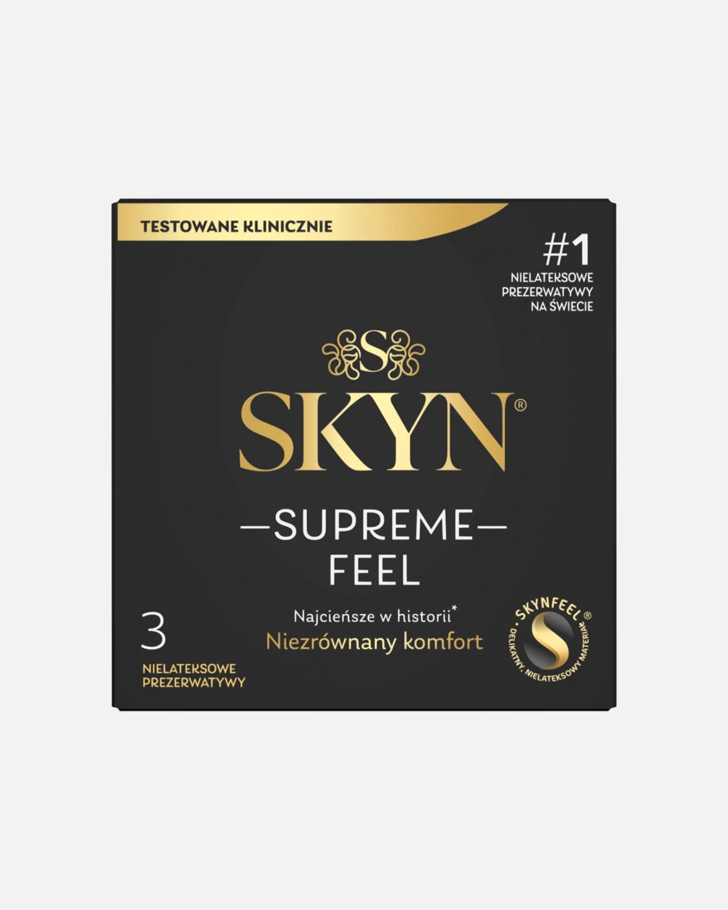 Prezerwatywa dla Mężczyzna SKYN Default Brand Line Supreme Feel 3 szt