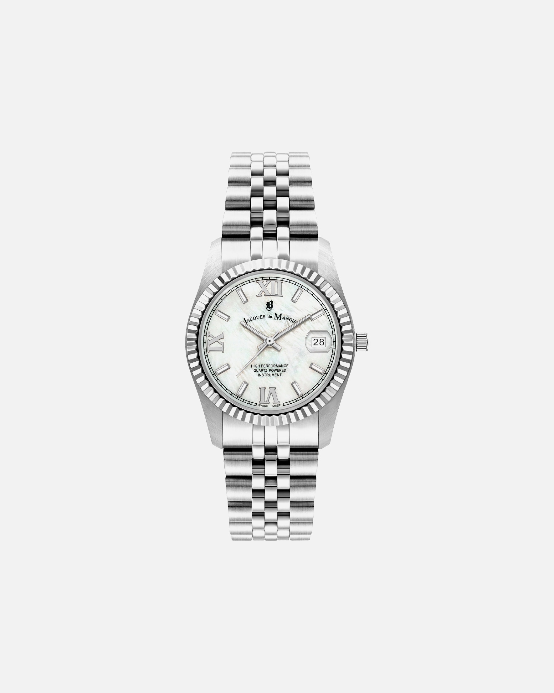Zegar dla Kobieta Jacques du Manoir Default Brand Line Jacques du Manoir Inspiration Prestige damen Uhr Silber JWL01301 Jacques du Manoir Inspiration Prestige damen Uhr Silber JWL01301