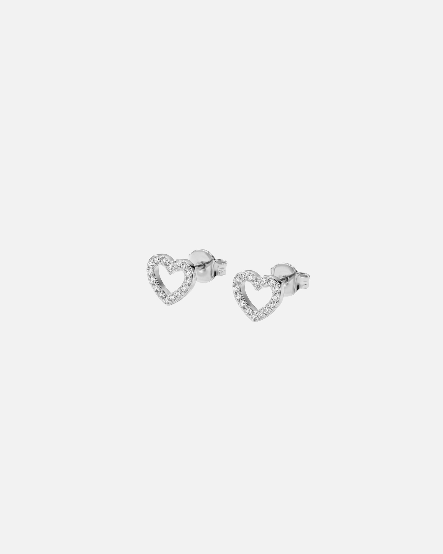 Kolczyki dla Unisex Purelei Purelei Kolczyki Hearts Of Love Srebrny