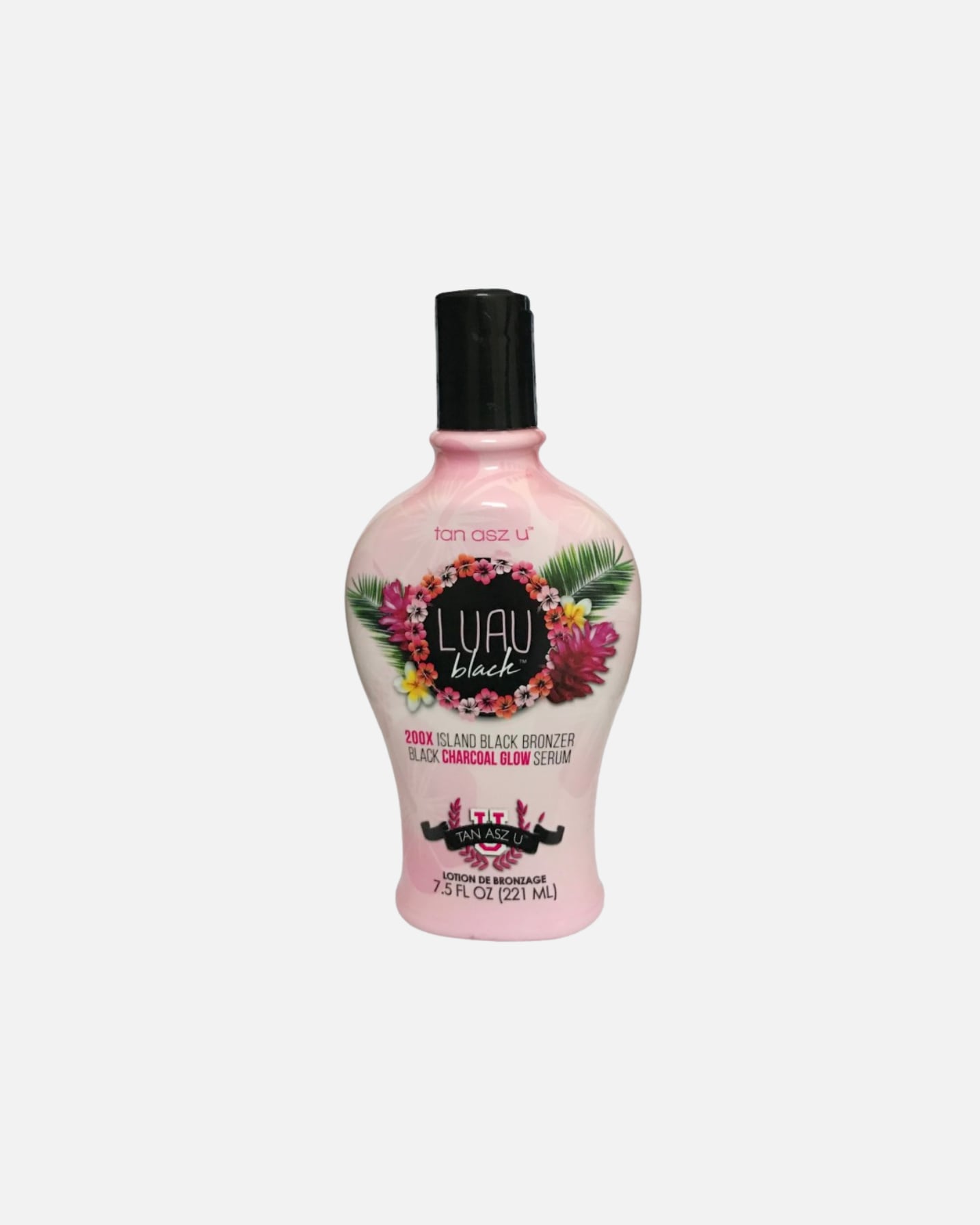 Samoopalacz dla Unisex Tan Asz U Default Brand Line Luau Black czarny bronzer do opalania z pyłem węglowym i masłami tropikalnymi 221 ml