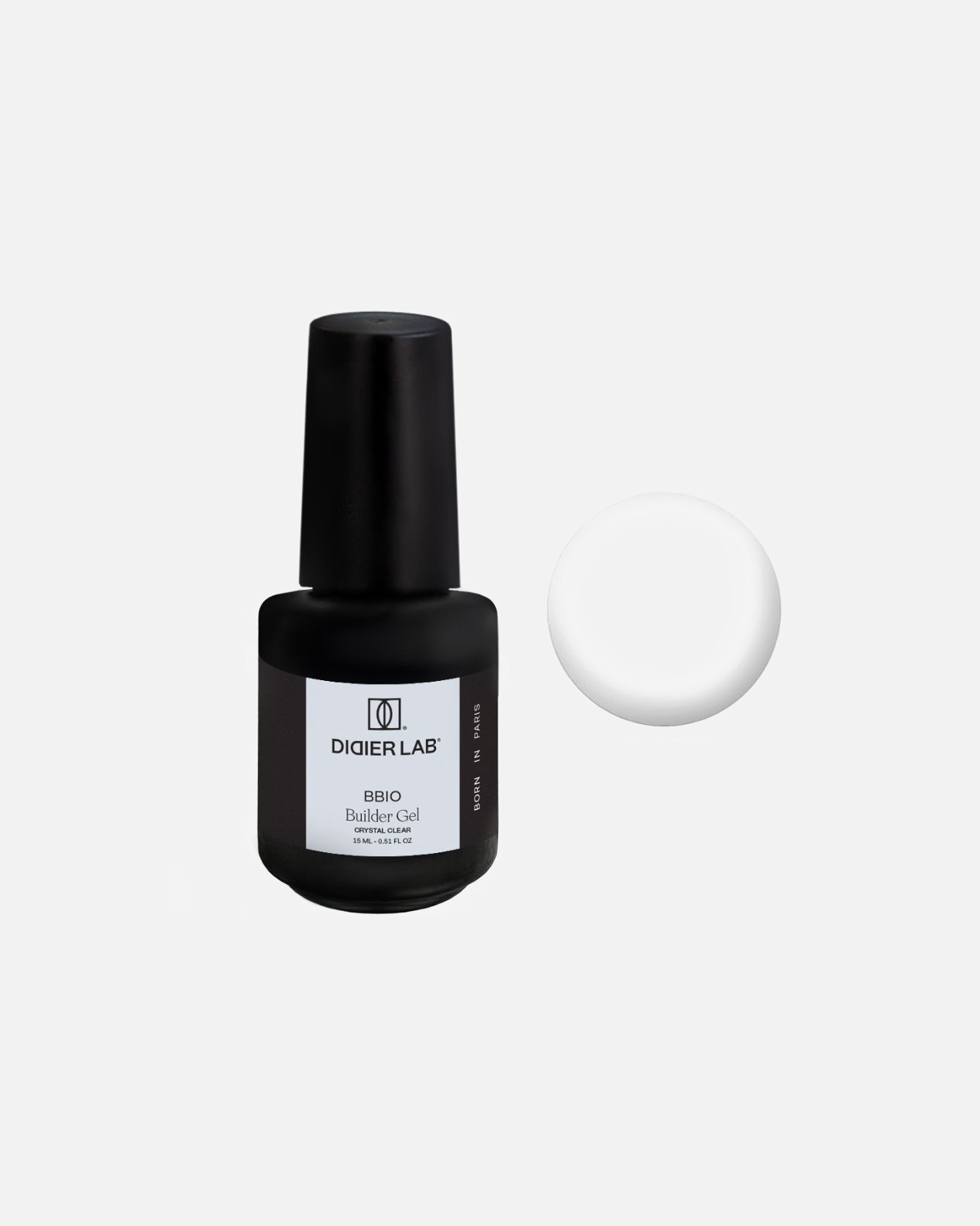 Lakier do paznokci dla Unisex Didier LAB Żel budujący w butelce BBIO crystal clear