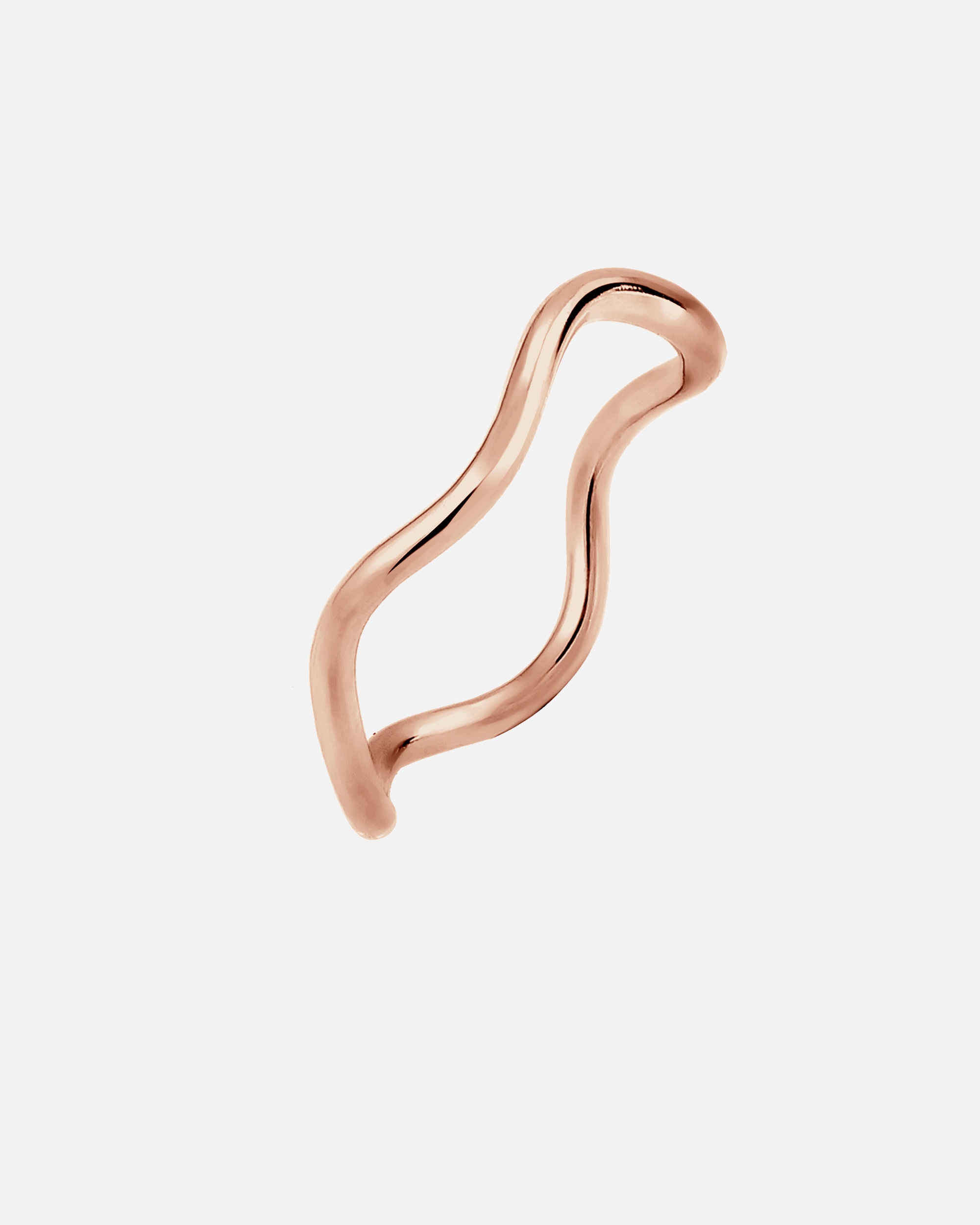 Pierścionek dla Kobieta Elli Damskie fale Minimal Geo Trend w srebrze próby 925 Sterling Silver 52