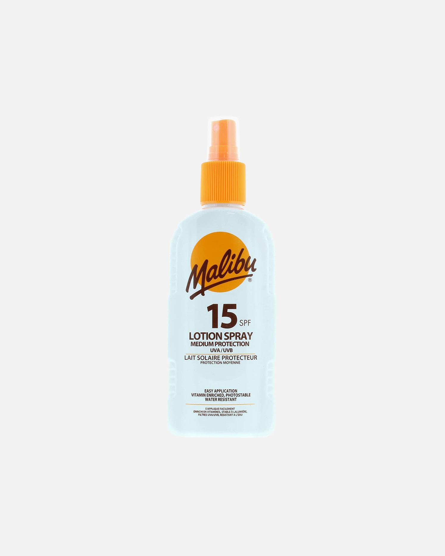 Spray do opalania dla Unisex Lotion Spray balsam przeciwsłoneczny ochronny w sprayu SPF15 200 ml