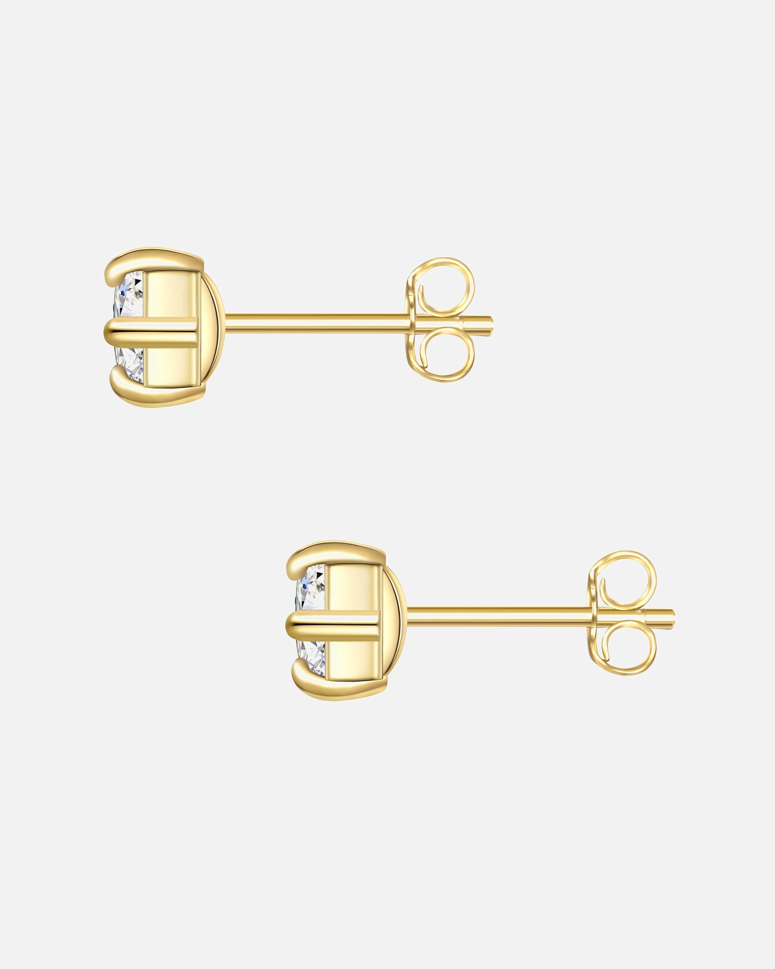 Kolczyki dla Kobieta Glanzstücke München Kolczyki z Srebro wysokiej próby w Żółte złoto 5,5 mm