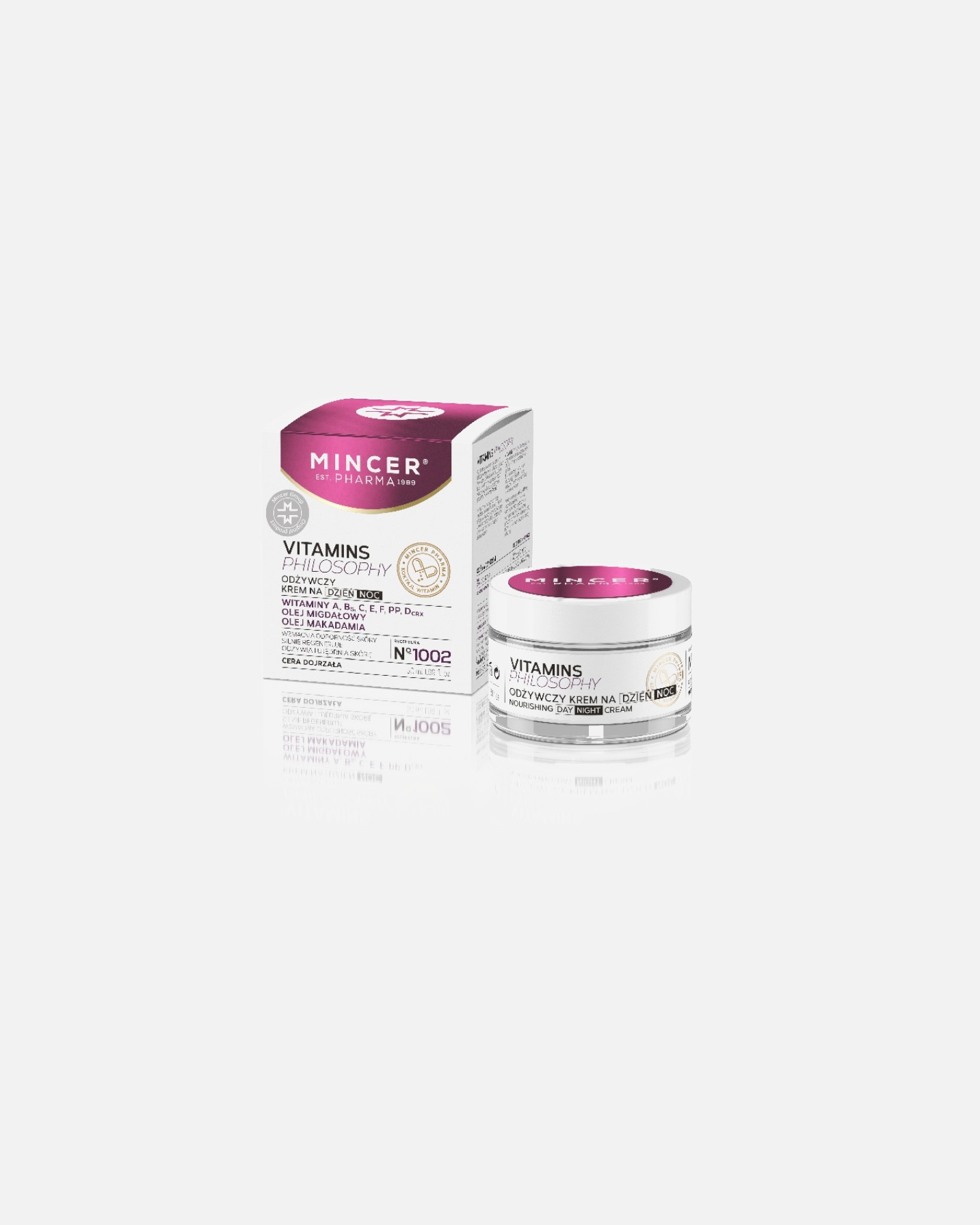 Krem do twarzy dla Kobieta Mincer Vitamins Philosophy 50 ml