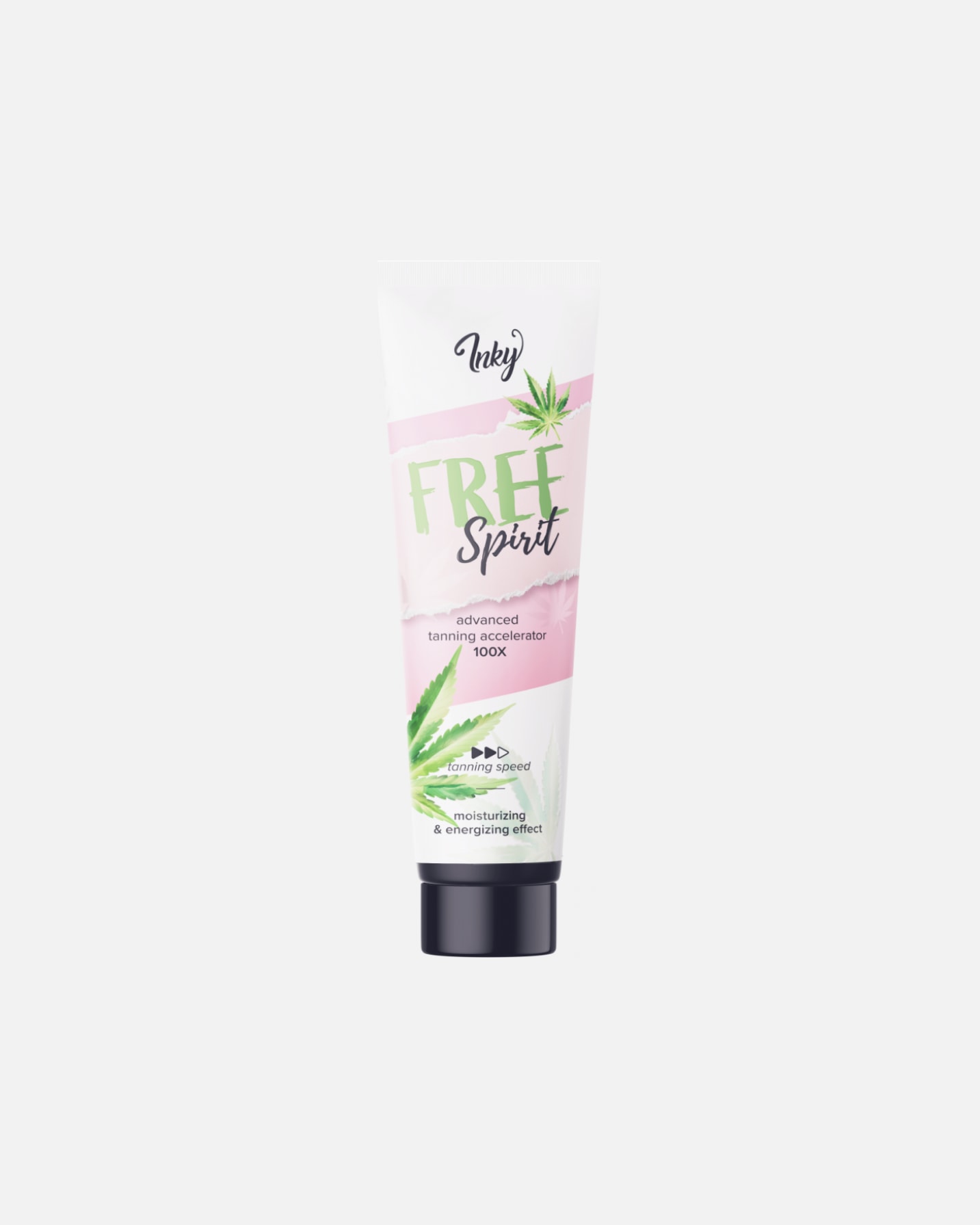 Balsam do opalania dla Unisex Inky Default Brand Line Free Spirit naturalny przyspieszacz opalania z aloesem i guaraną 150 ml