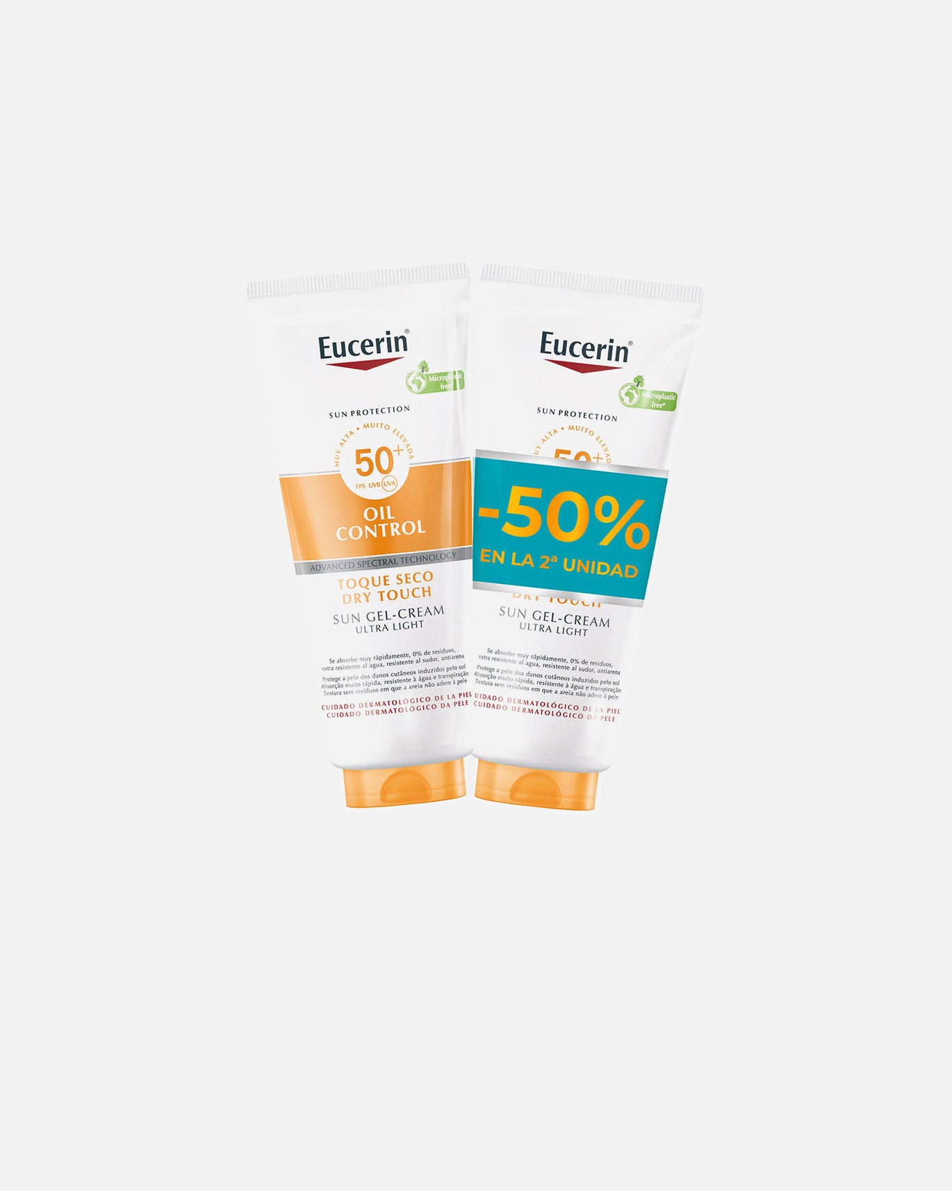 Krem do opalania dla Unisex Eucerin Żel-krem SUN BODY OIL CONTROL SPF50+ 400 ml