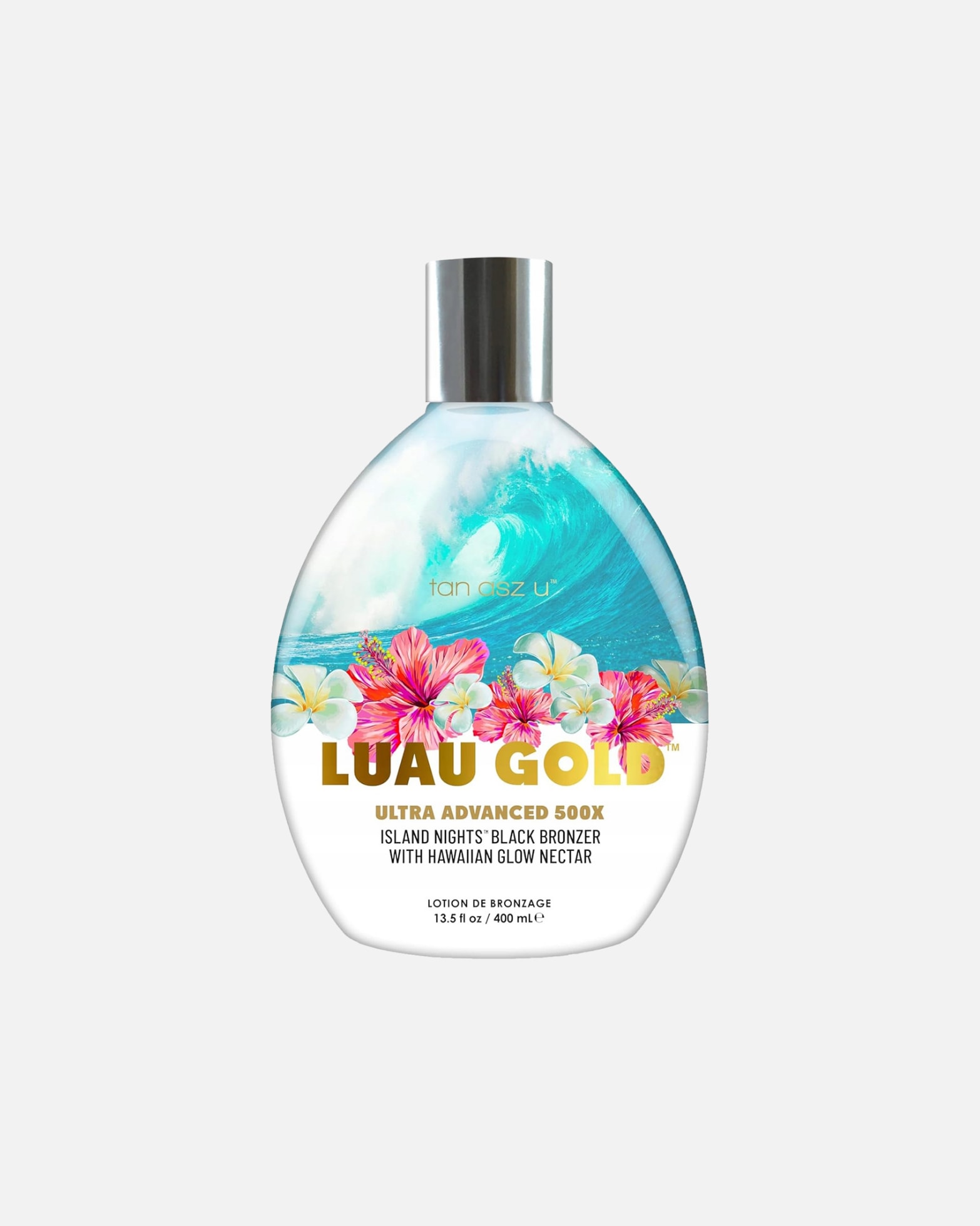 Samoopalacz dla Unisex Tan Asz U Default Brand Line Luau Gold ultra ciemny bronzer z wodą kokosową hibiskusem i marulą 400 ml