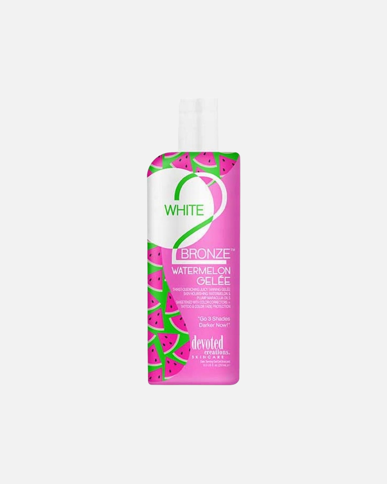 Samoopalacz dla Unisex Devoted Creations Default Brand Line White 2 Bronze żel do opalania z arbuzem i kwasem hialuronowym 250 ml