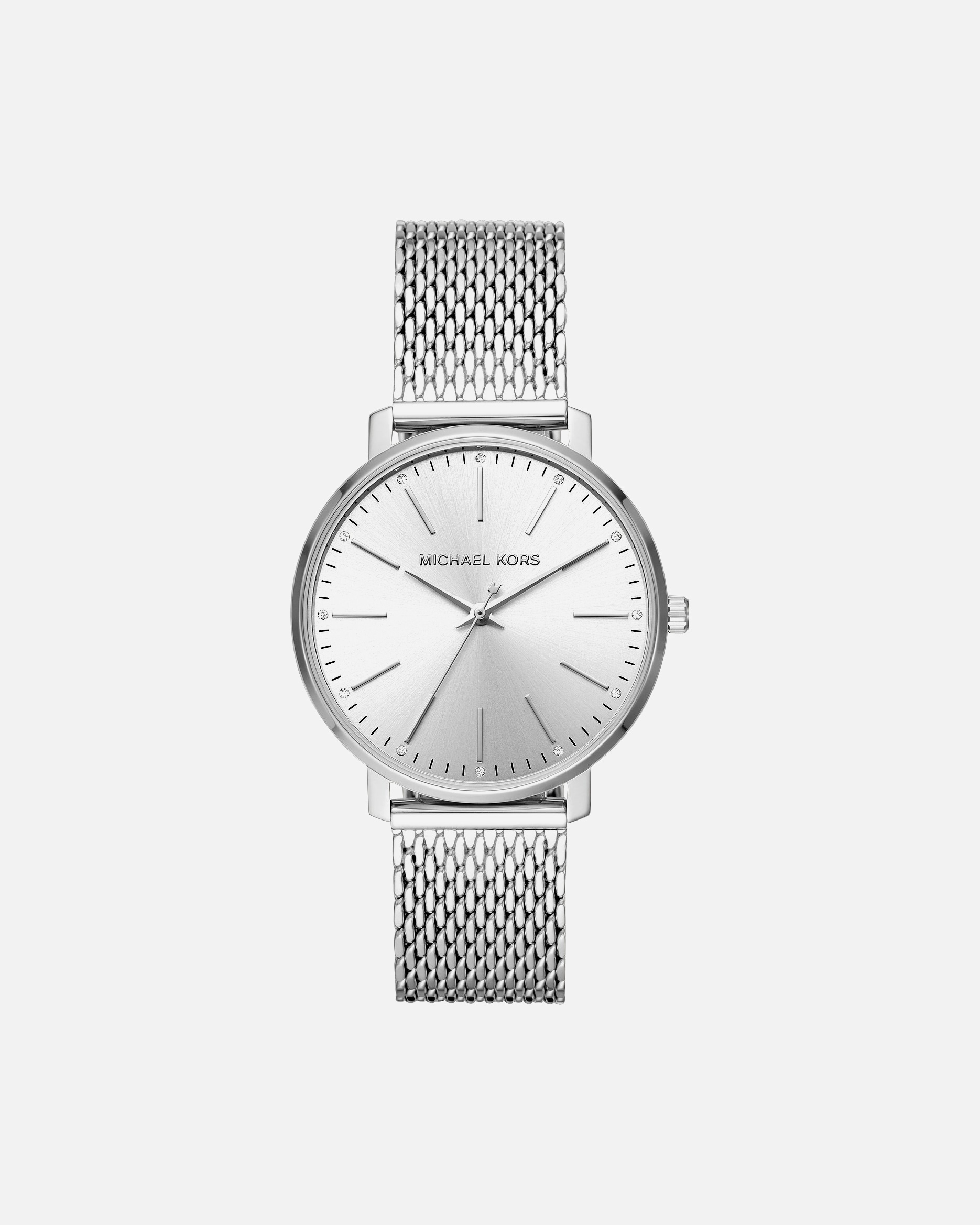 Zegar dla Kobieta Michael Kors Kobietyzegarek Pyper Srebrny