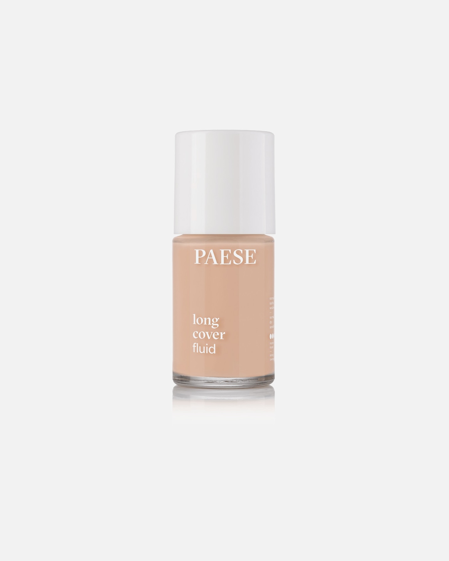 Podkład dla Unisex Paese Long Cover Fluid 03 Złoty Beż