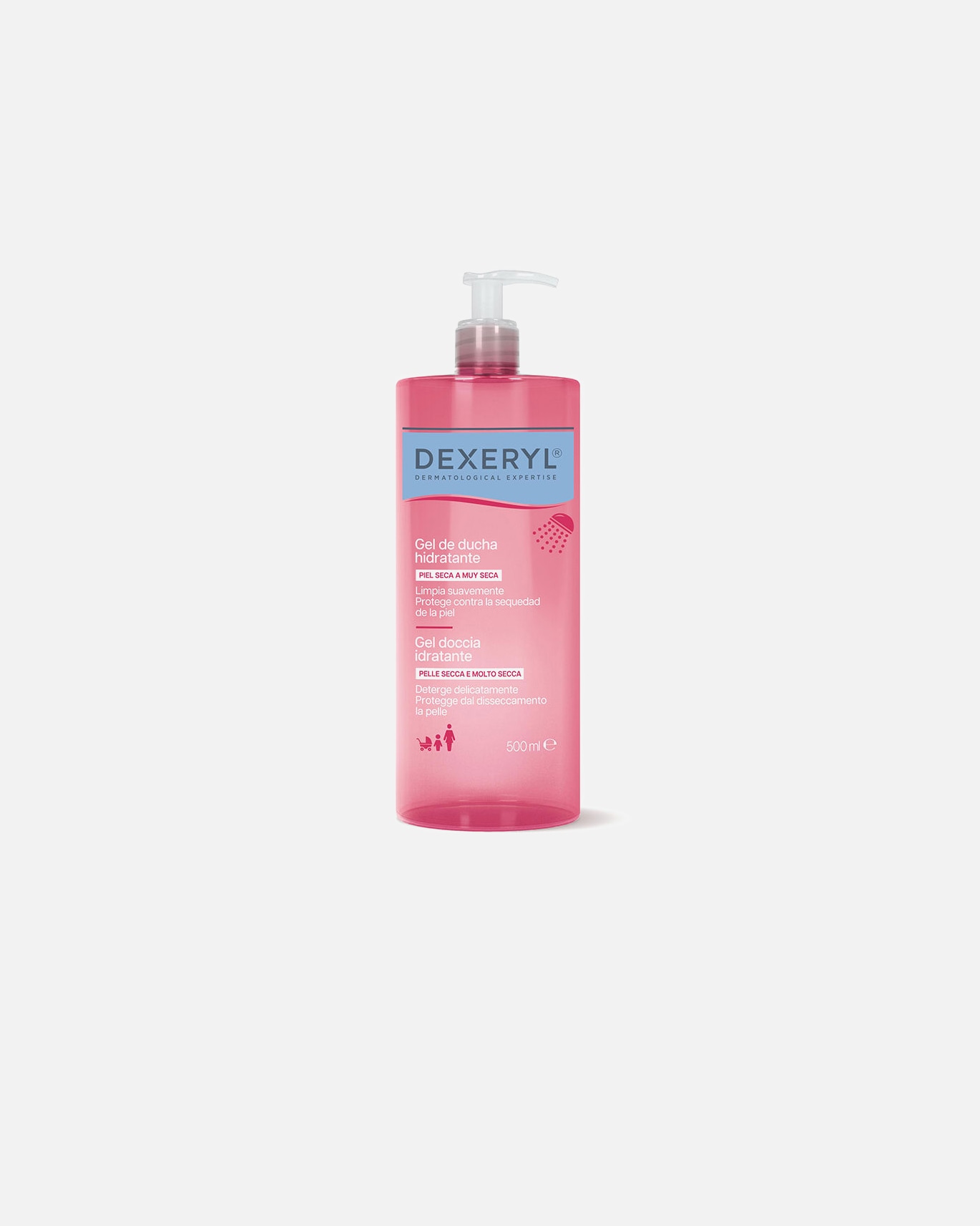 Żel pod prysznic dla Unisex DEXERYL DEXERYL nawilżający żel pod prysznic 500 ml