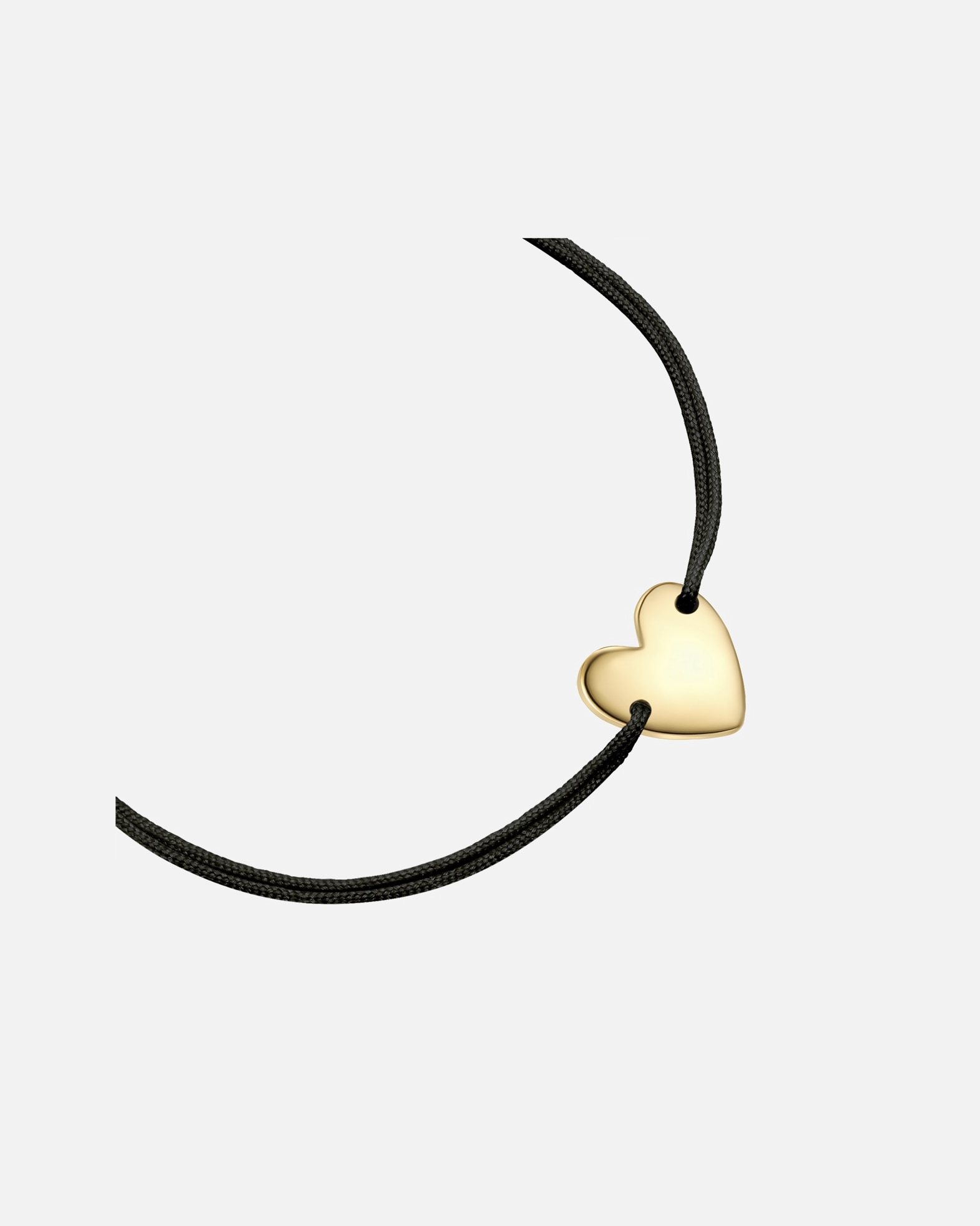 Bransoletka dla Kobieta Glanzstücke München Bransoletka Serce Tkanina Żółte złoto 15,0 - 22,0 cm, flexibel einstellbar