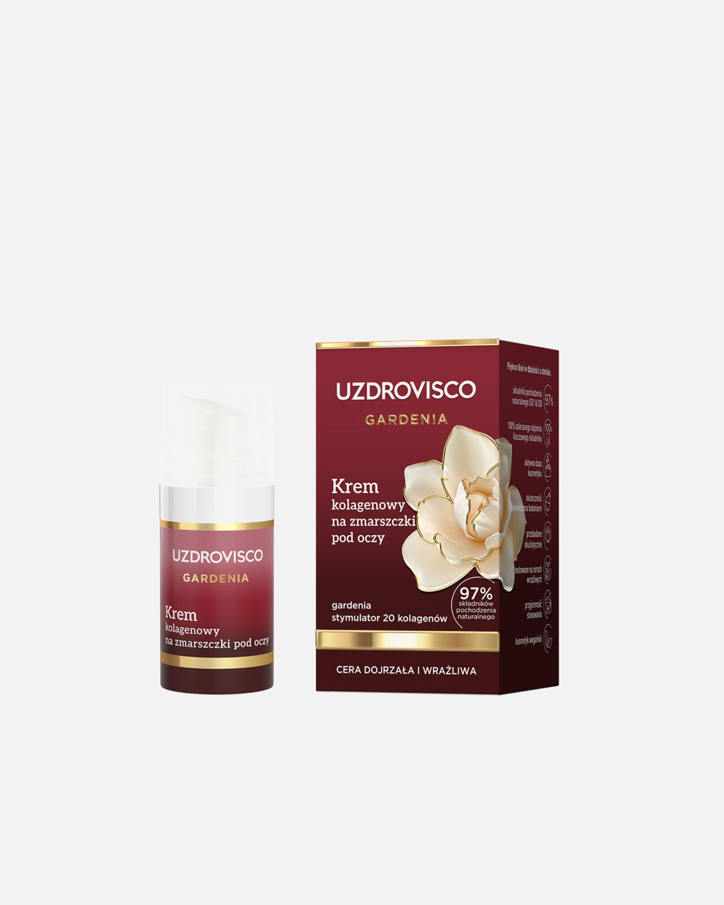 Krem do twarzy dla Kobieta Uzdrovisco Gardenia 15 ml