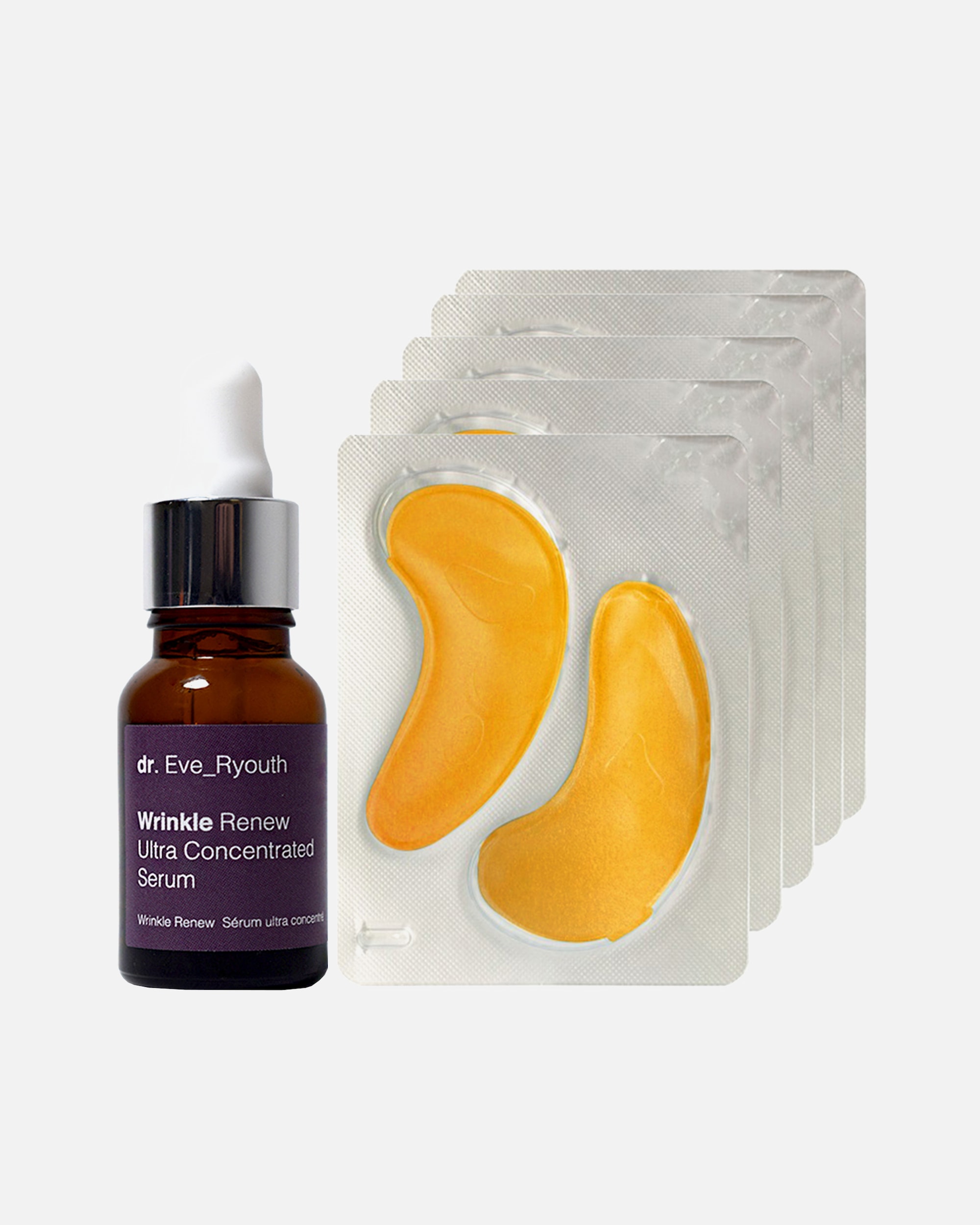 Zestaw do pielęgnacji twarzy dla Kobieta Dr. Eve_Ryouth Podwójne płatki przeciwzmarszczkowe 1 sztukaka