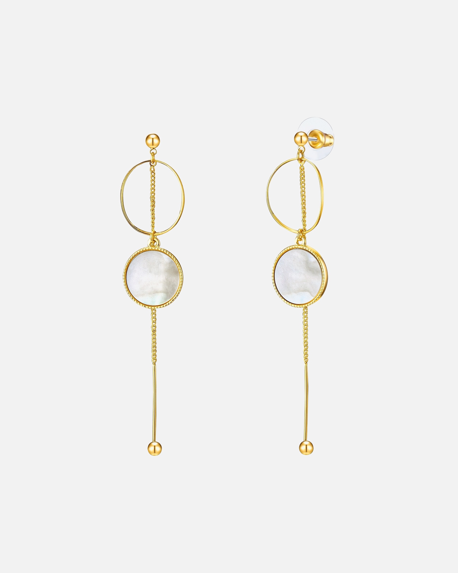 Kolczyki dla Kobieta Lulu & Jane Stop metali Masa perłowa 88,1 mm