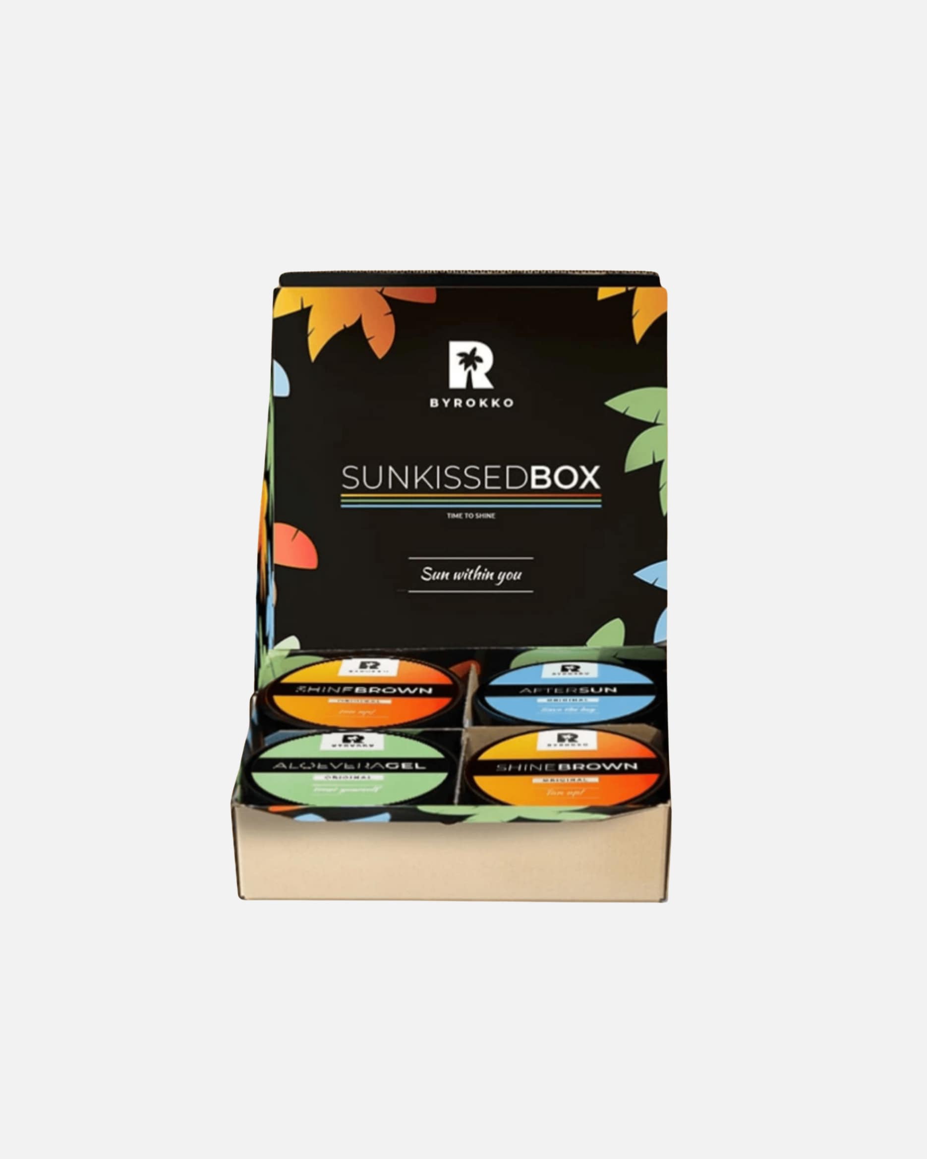 Zestaw do opalania dla Unisex BYROKKO Default Brand Line Sunkissed Box zestaw do opalania 1 sztukaka