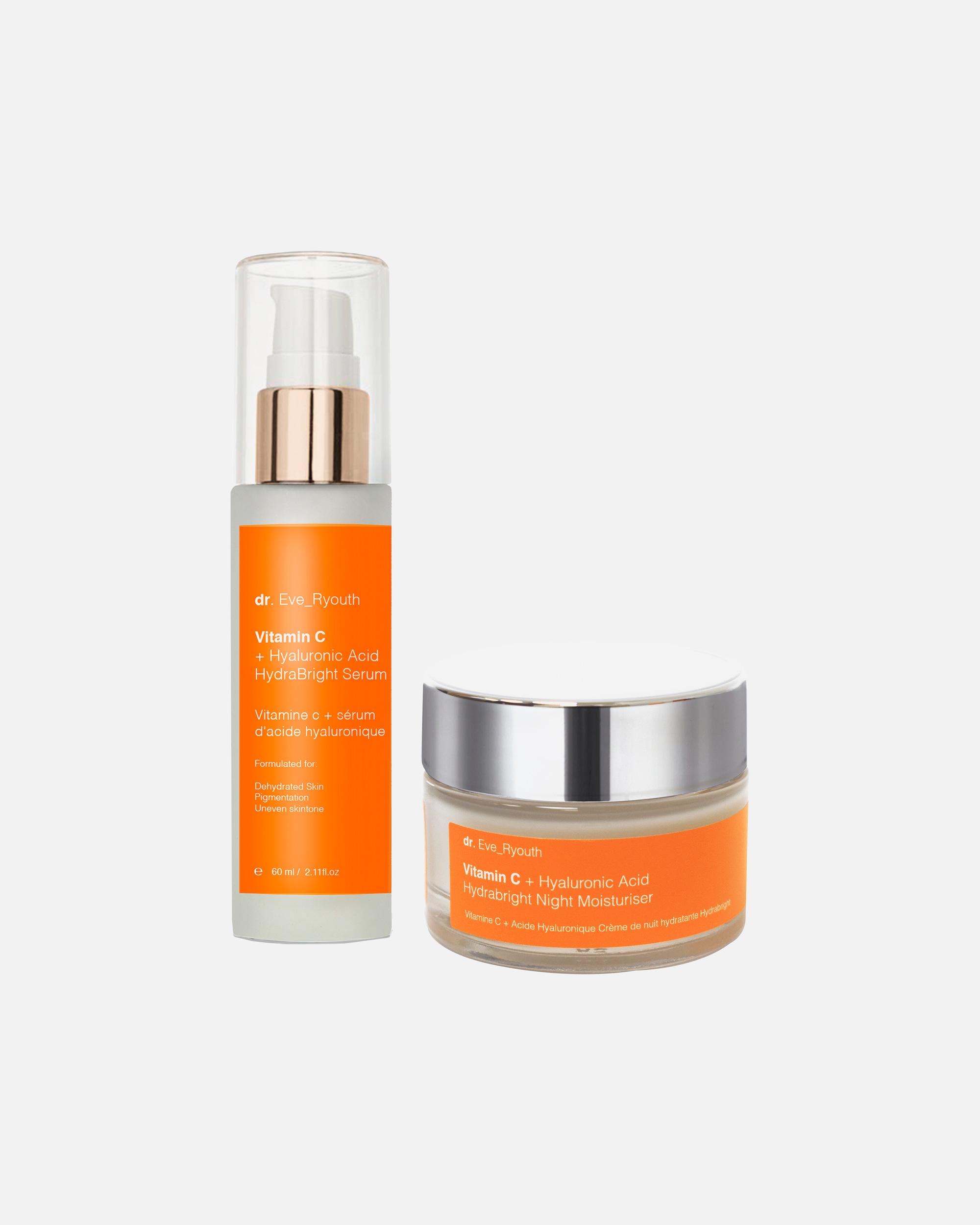 Zestaw do pielęgnacji twarzy dla Kobieta Dr. Eve_Ryouth Zestaw serum Hydrabright 1 sztukaka