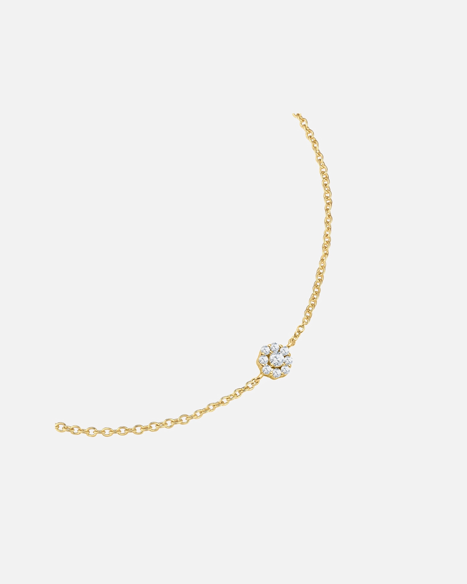 Bransoletka dla Kobieta Glanzstücke München Bransoletka z Srebro wysokiej próby w Żółte złoto 17,0 cm Basislänge + 3,0 cm Verlängerung