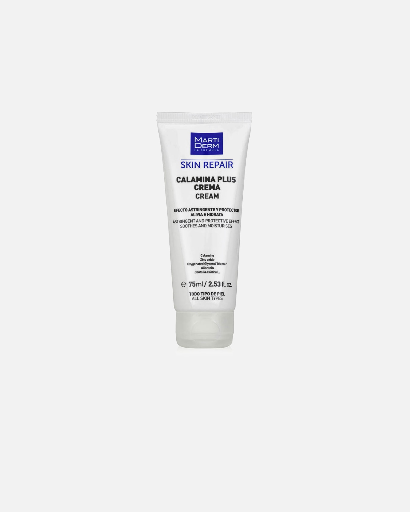 Kuracja do twarzy dla Unisex Martiderm Krem NAPRAWCZY SKÓRY CALAMINA PLUS 75 ml